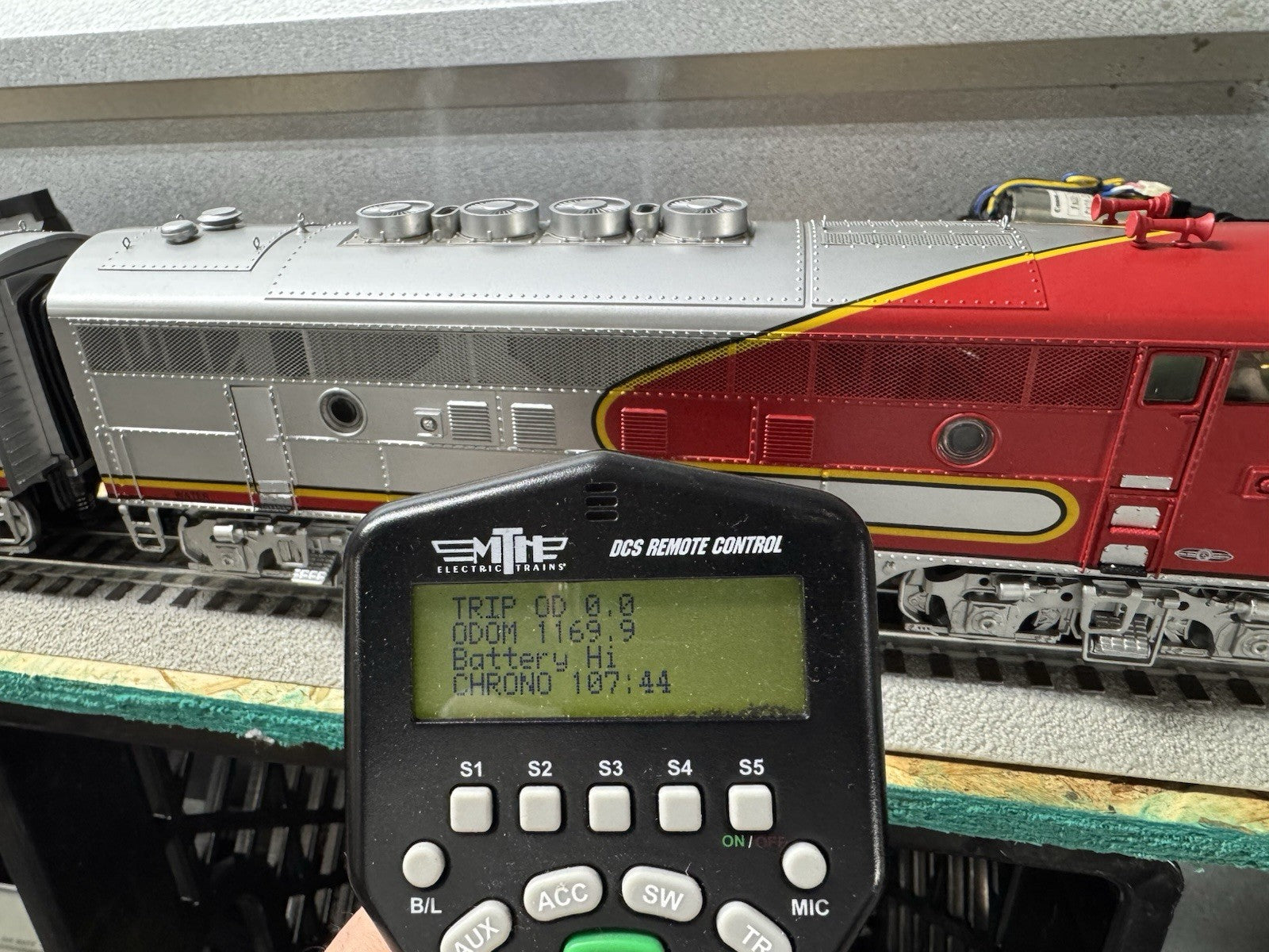 MTH 20-2676-1E Santa Fe Warbonnet F-3 diesel engine ABA set PS2 BCR EX12