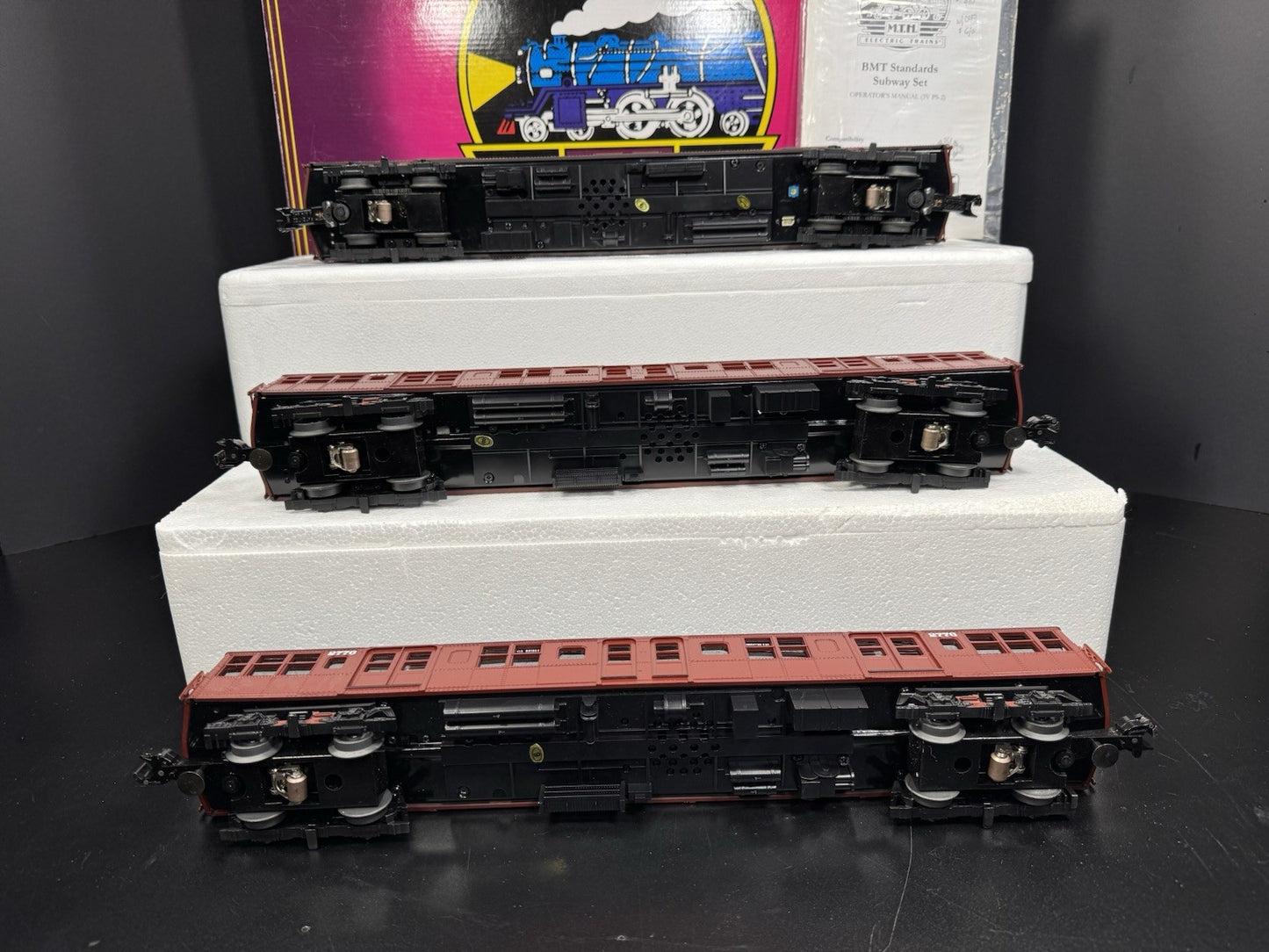 MTH 20-2675-1 BMT Standards subway 3-car set PS2 BCR LNIB8