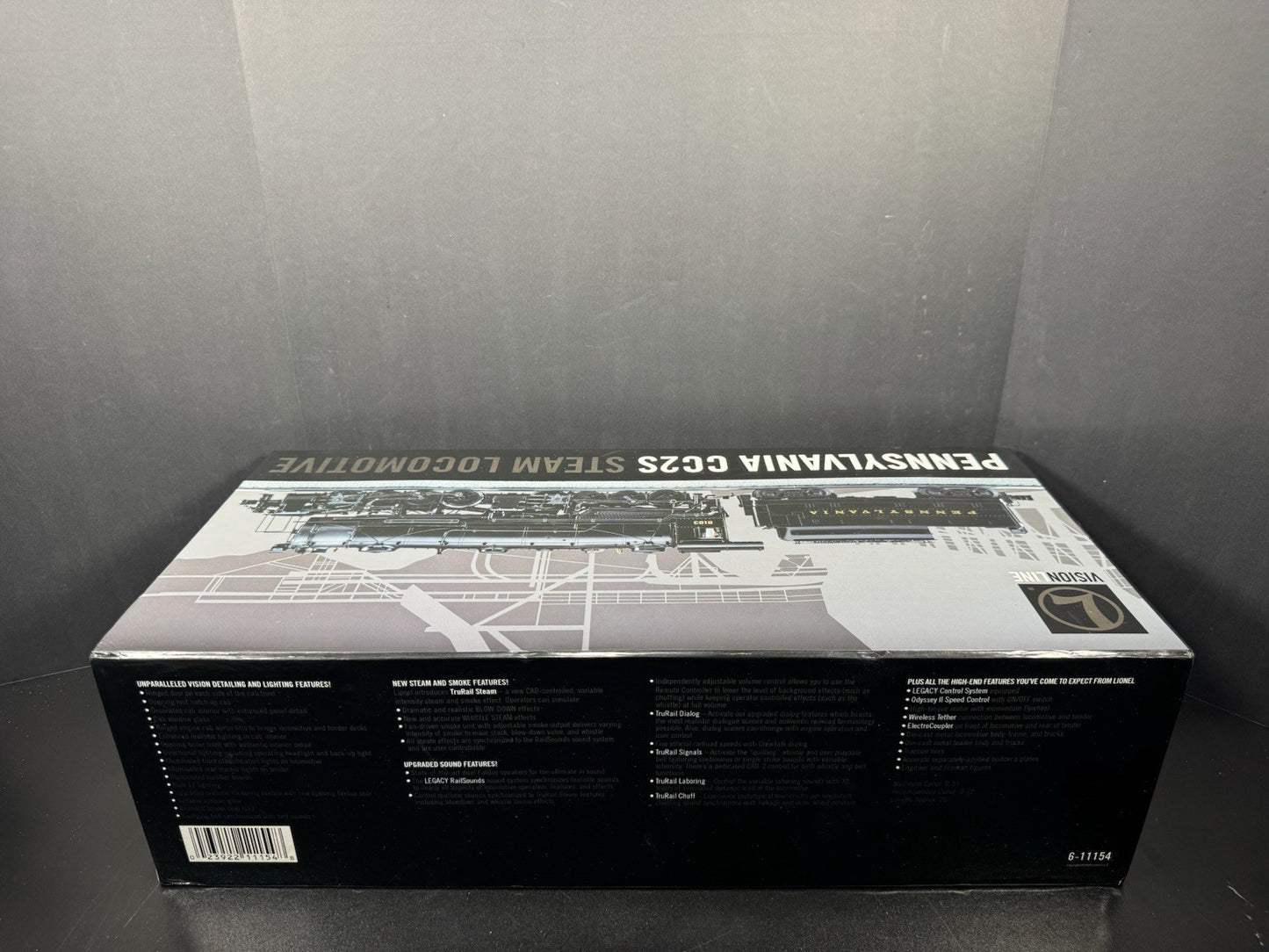 Lionel VISIONLINE 6-11154 Pennsylvania PRR 0-8-8-0 CC2 steam engine #8183 LNIB17