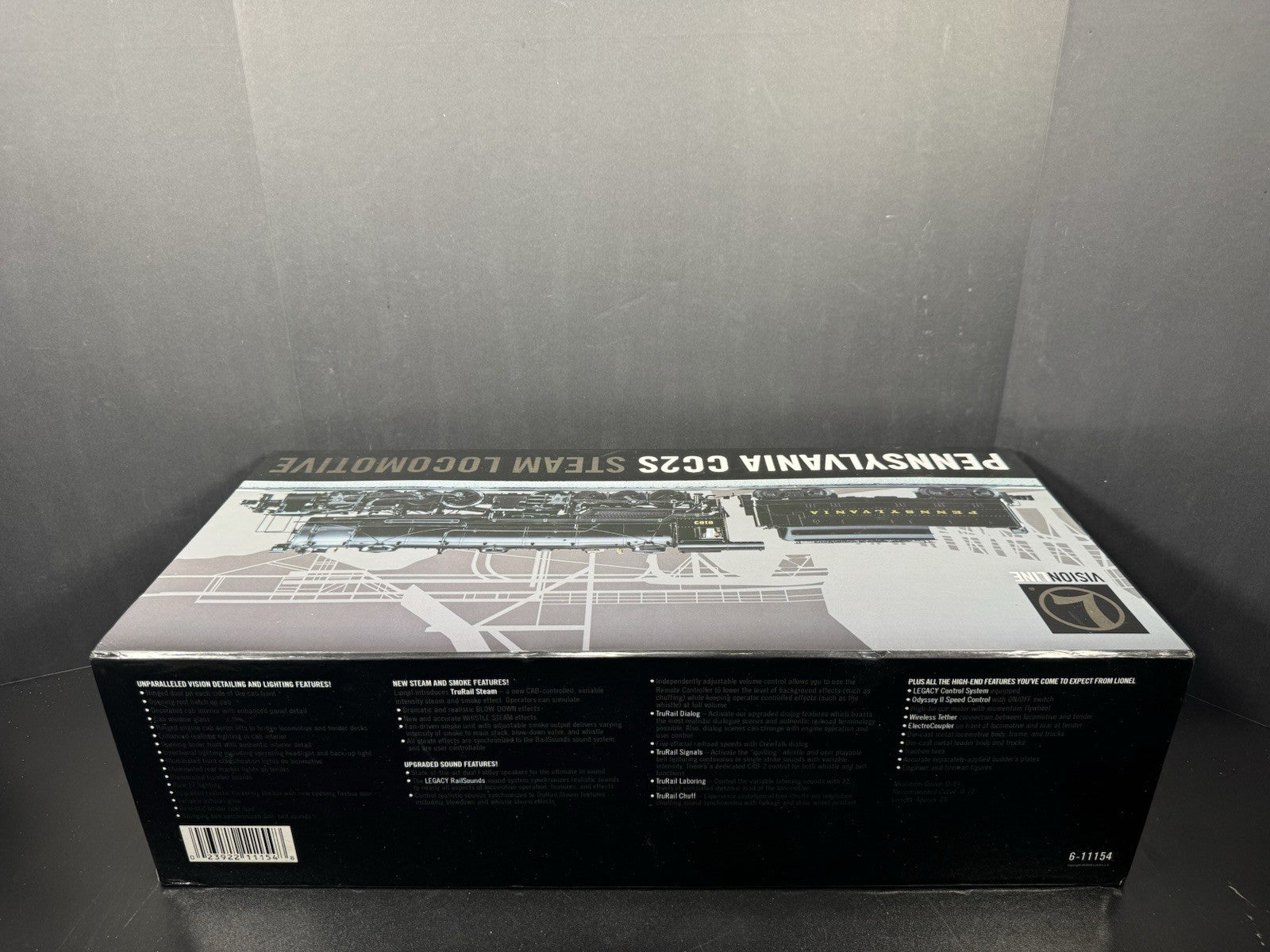 Lionel VISIONLINE 6-11154 Pennsylvania PRR 0-8-8-0 CC2 steam engine #8183 LNIB17