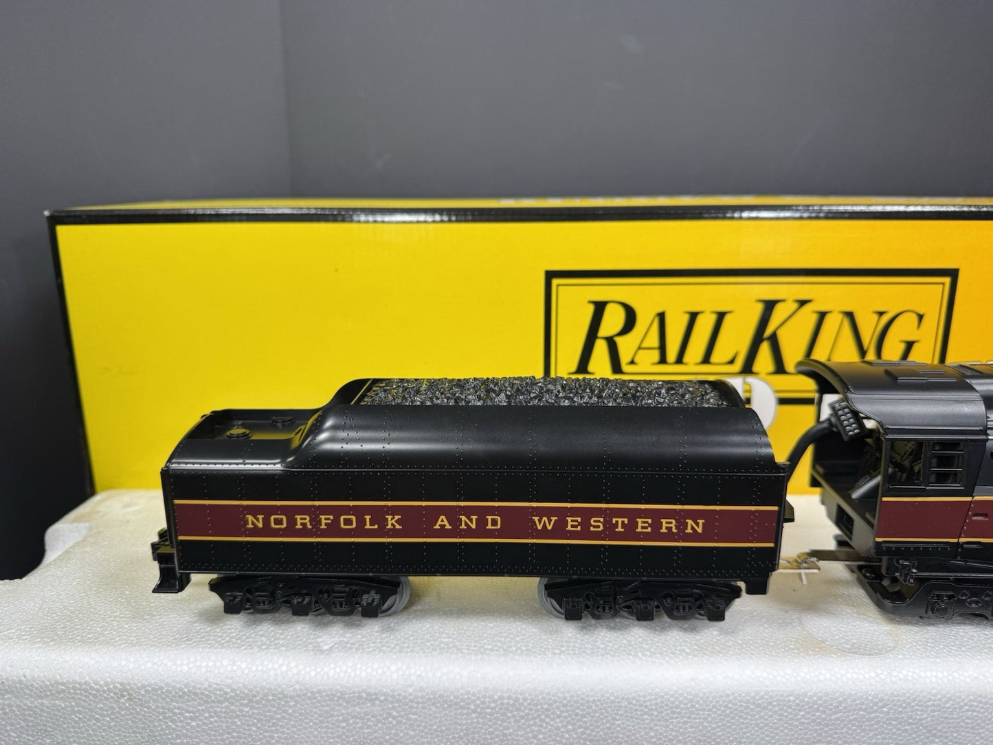 MTH RailKing 30-4183-1E Norfolk 7 Western J-class steam engine #611 PS2 BCR LNIB7