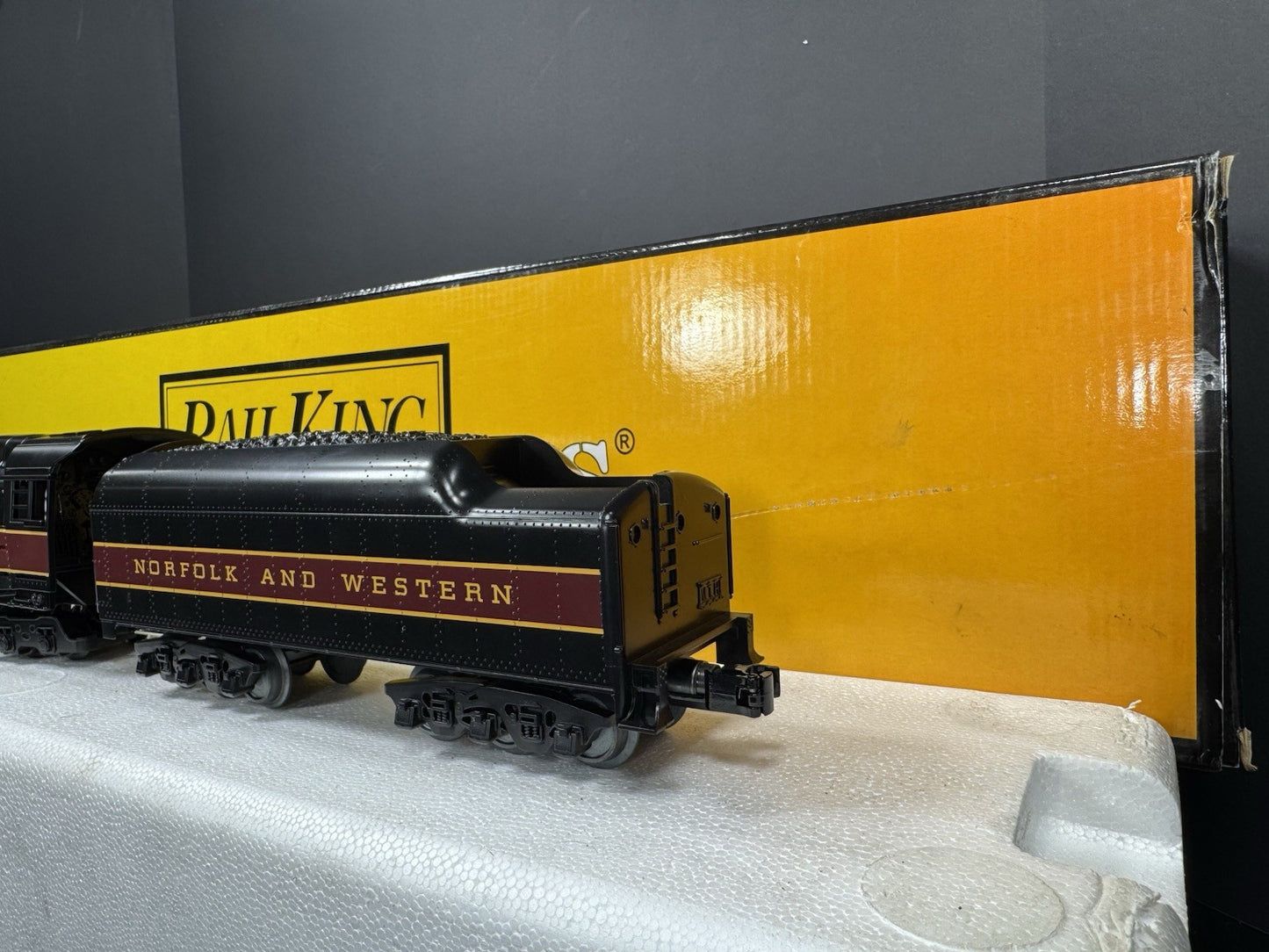 MTH RailKing 30-4184-1E Norfolk & Western J-class steam engine #612 PS2 BCR LNIB4