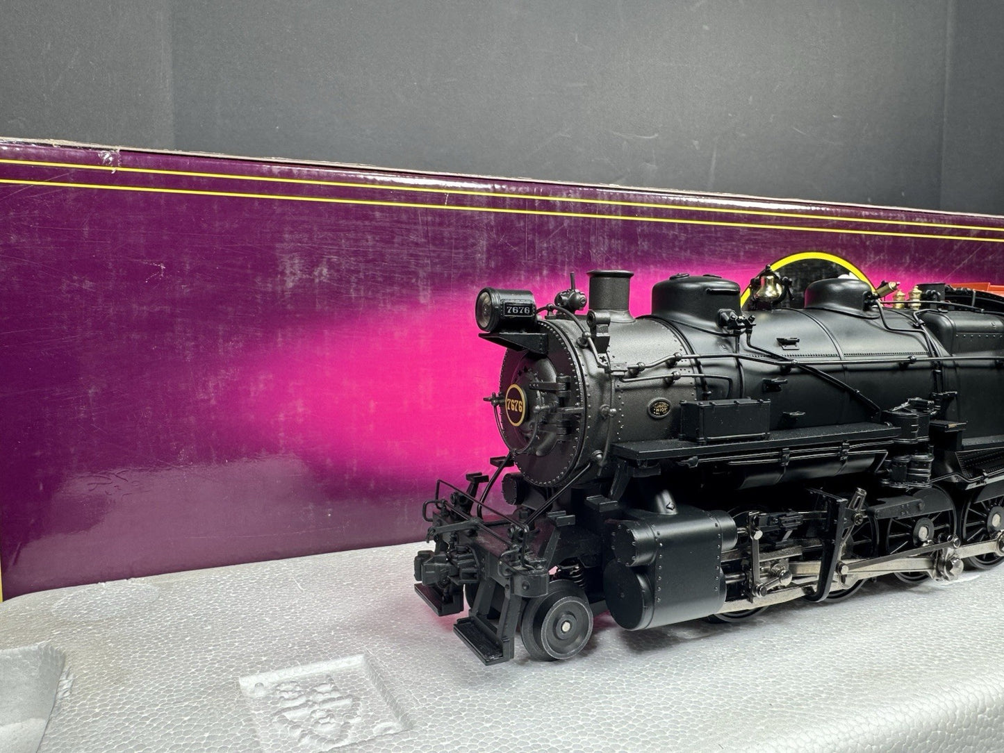 MTH 20-3055-1 Pennsylvania PRR H10s Consolidation steam engine #7676 PS2 EX1