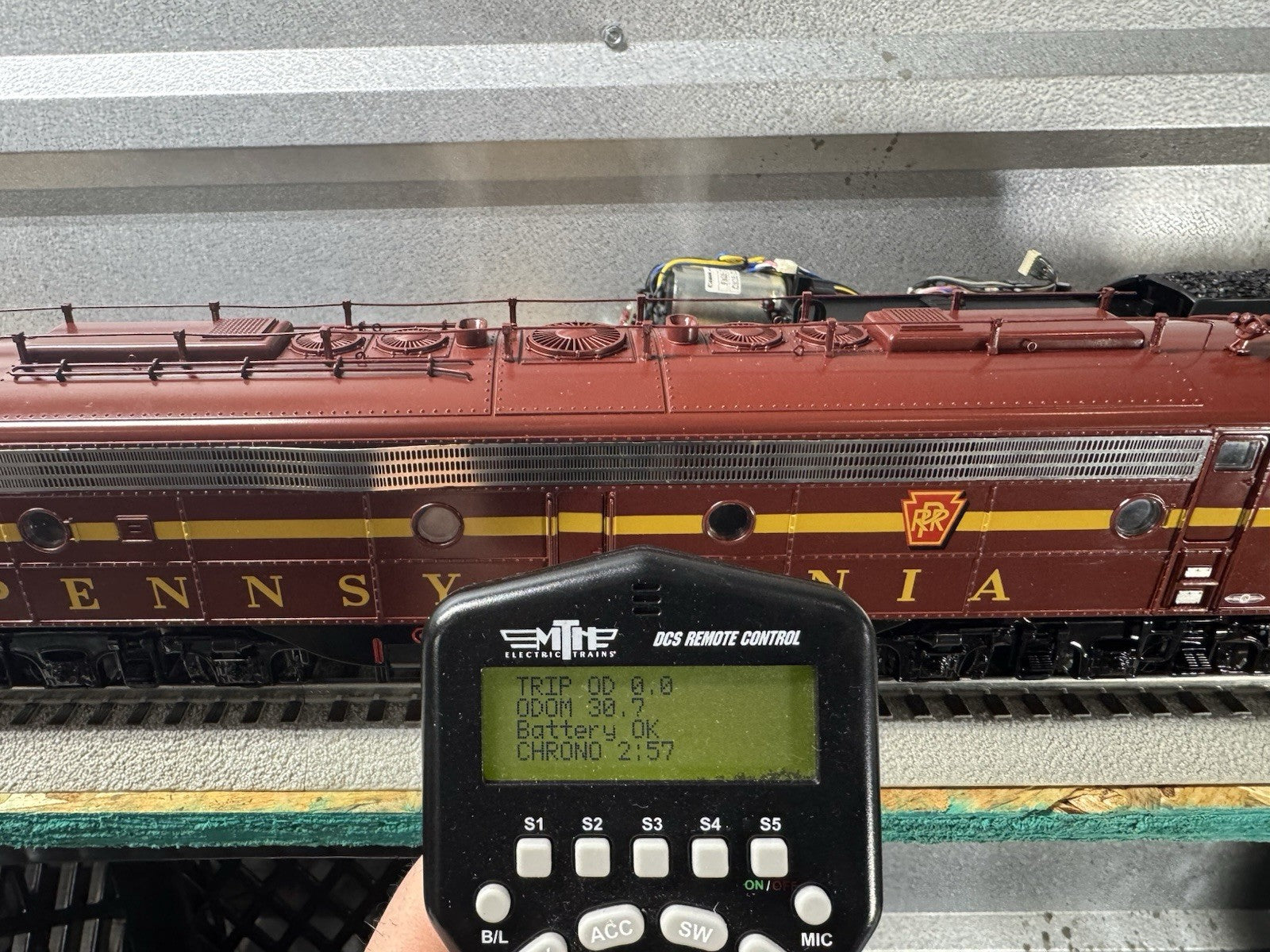 MTH 20212551 Pennsylvania PRR E8 diesel engine #5809 PS3 EX14