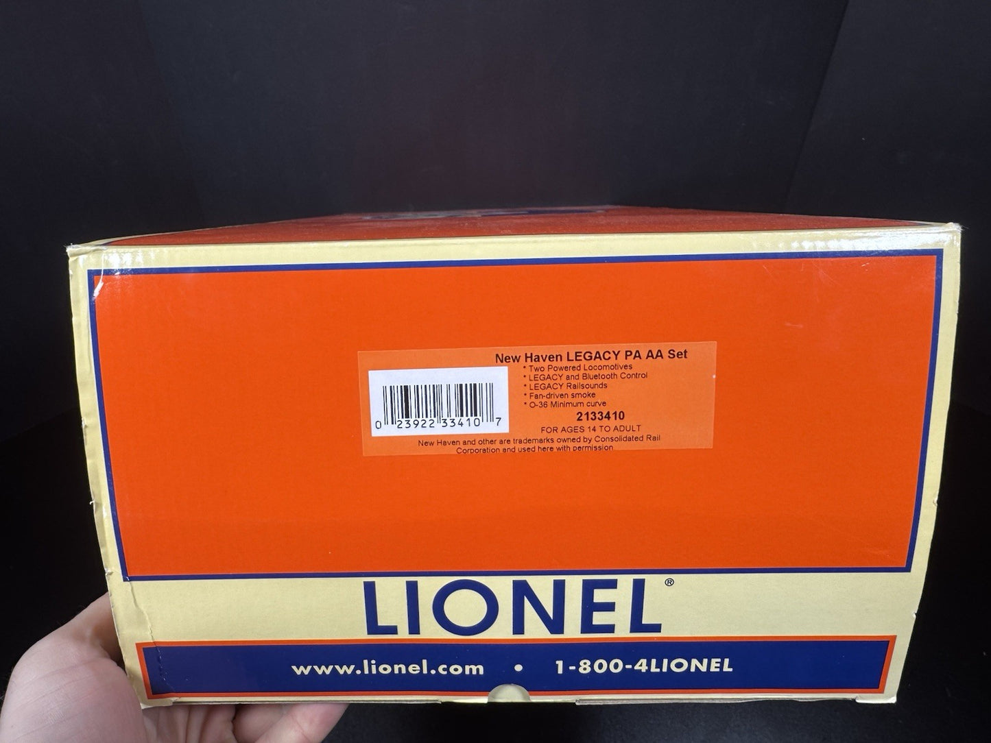 Lionel LEGACY 2133410 New Haven NH Alco PA diesel engine AA set LNIB16