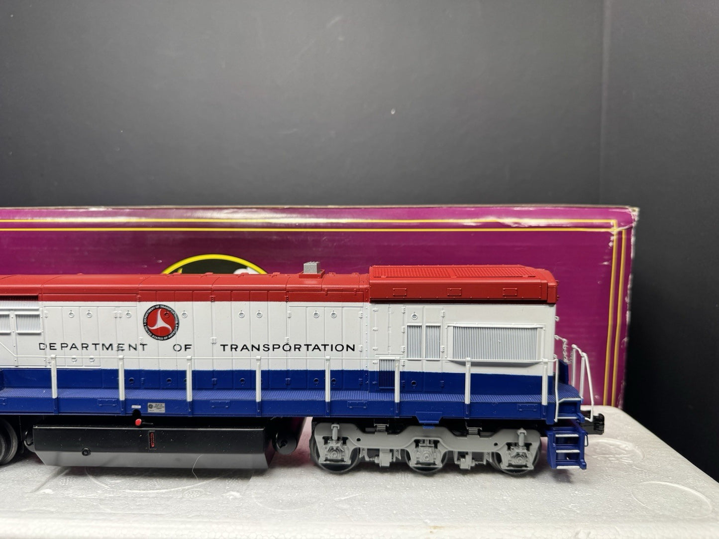 MTH 20-20925-1 U.S. Dept of Transportation U30C diesel engine #001 PS3 LNIB3