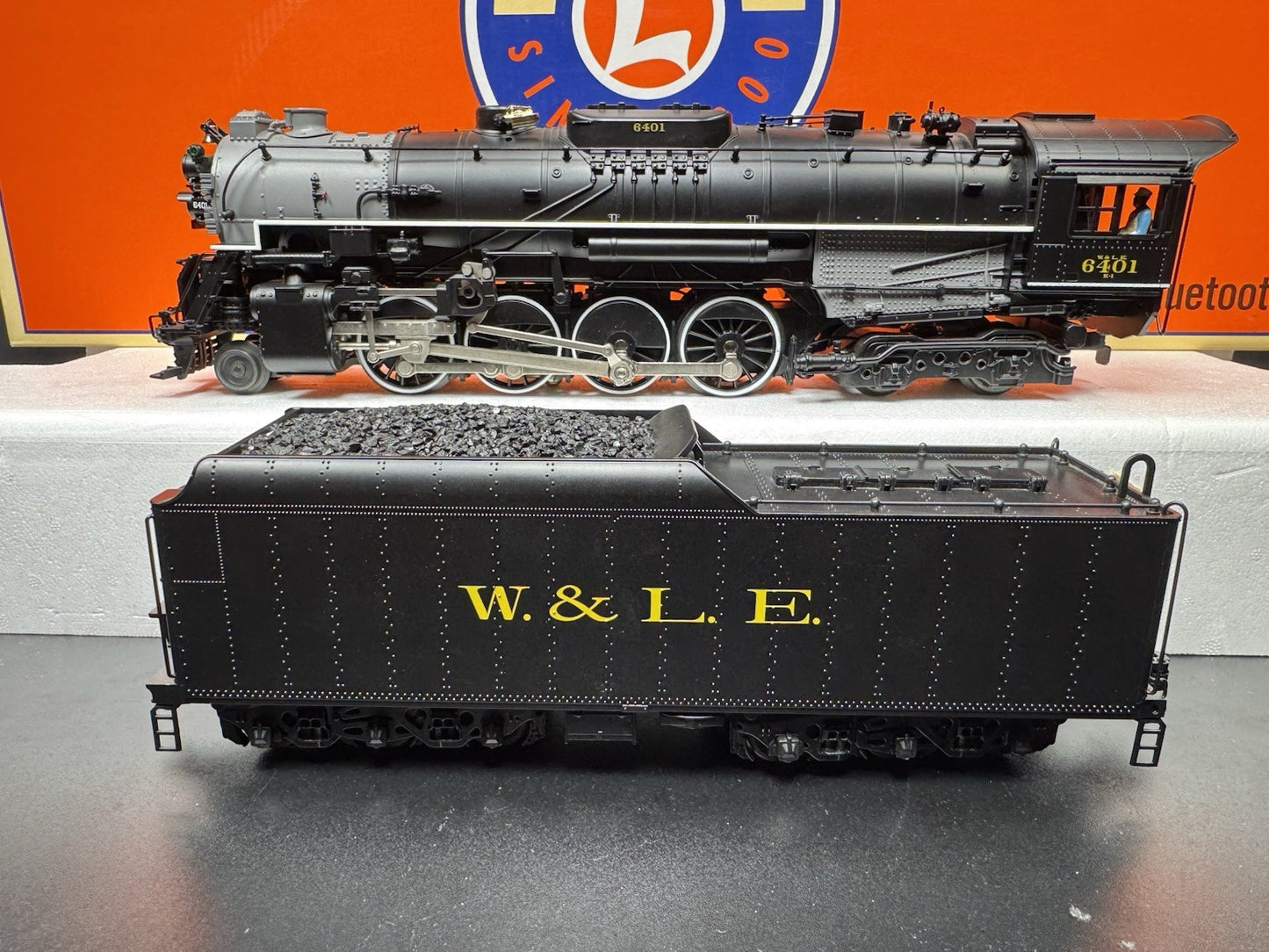 Lionel LEGACY 6-84690 Wheeling & Lake Erie Berkshire steam engine #6401 LNIB5