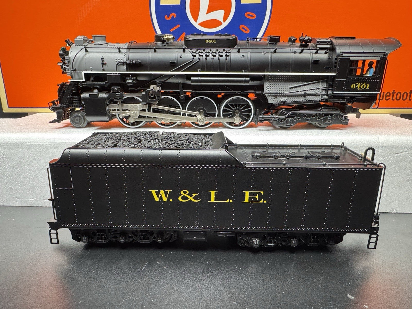 Lionel LEGACY 6-84690 Wheeling & Lake Erie Berkshire steam engine #6401 LNIB5