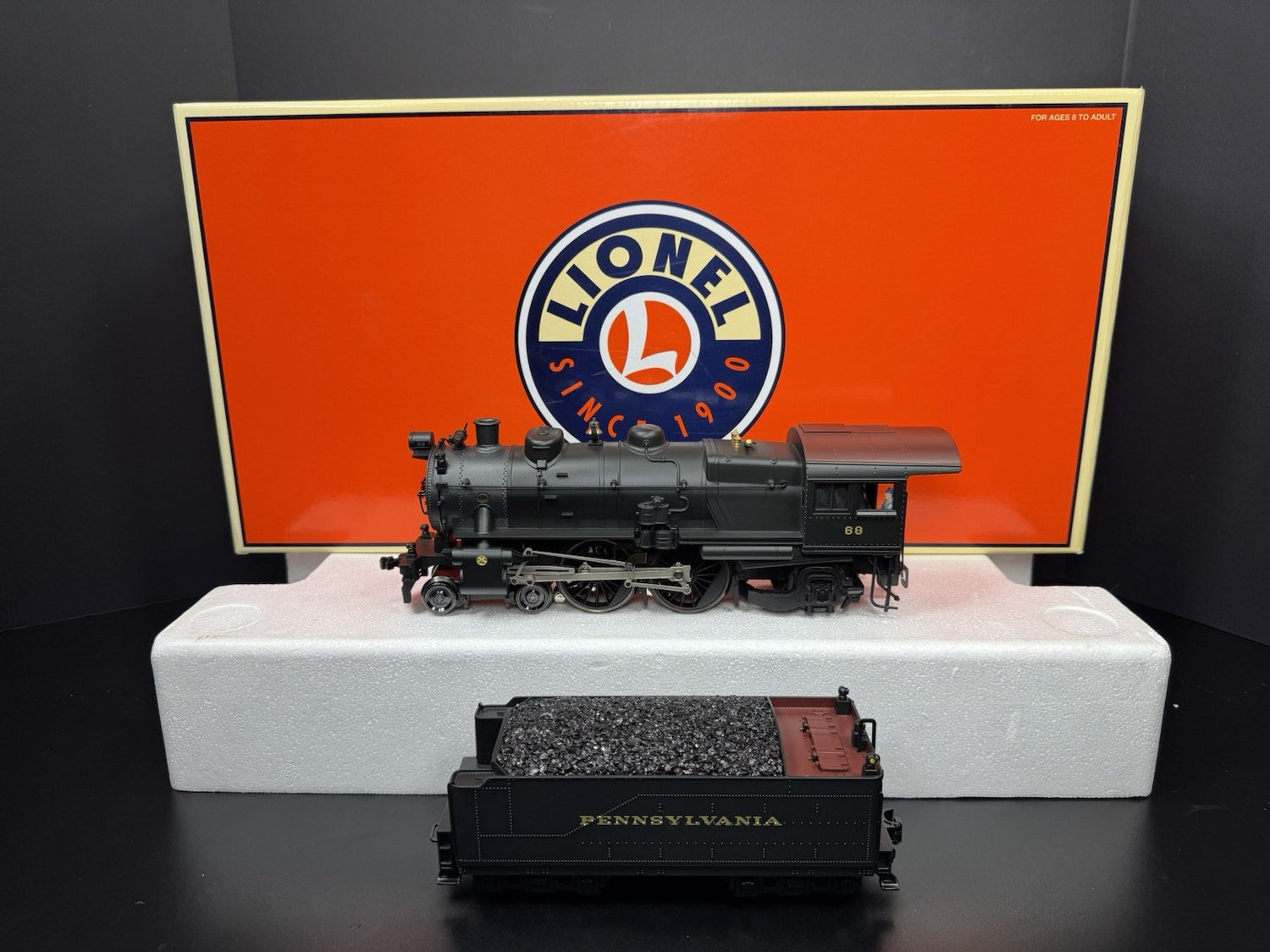Lionel 6-28704 TMCC Pennsylvania PRR E-6 Atlantic steam engine #68 LNIB0