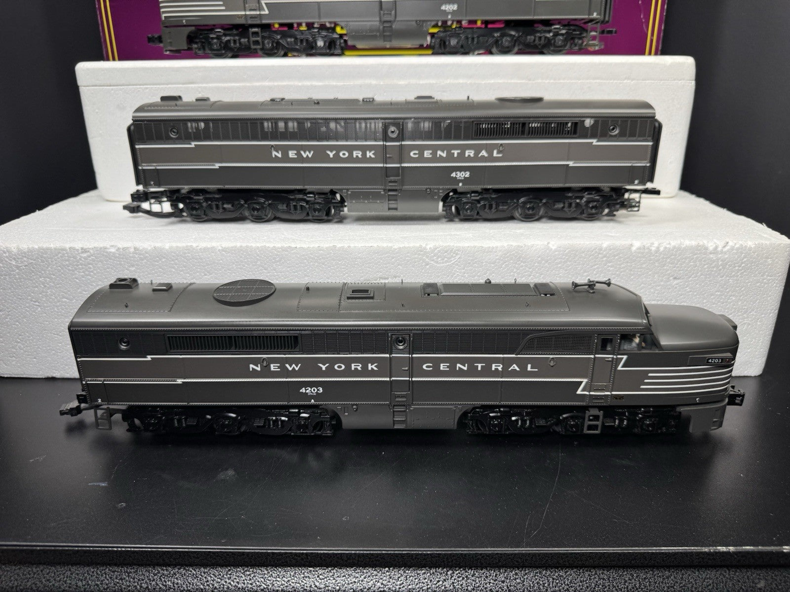 MTH 20-2476-1 New York Central NYC Alco PA diesel engine ABA set PS2 BCR EX4