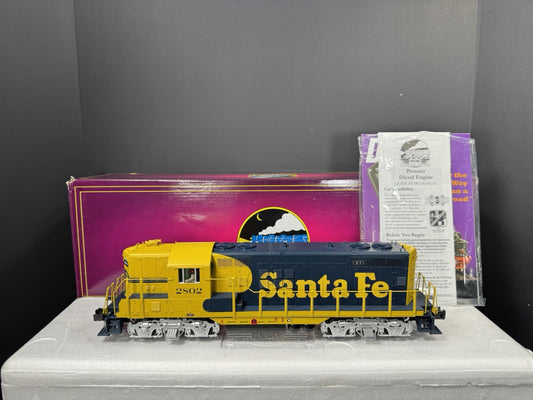 MTH Premier 20-21411-1 Santa Fe GP-7 diesel engine #2802 PS3 LNIB0