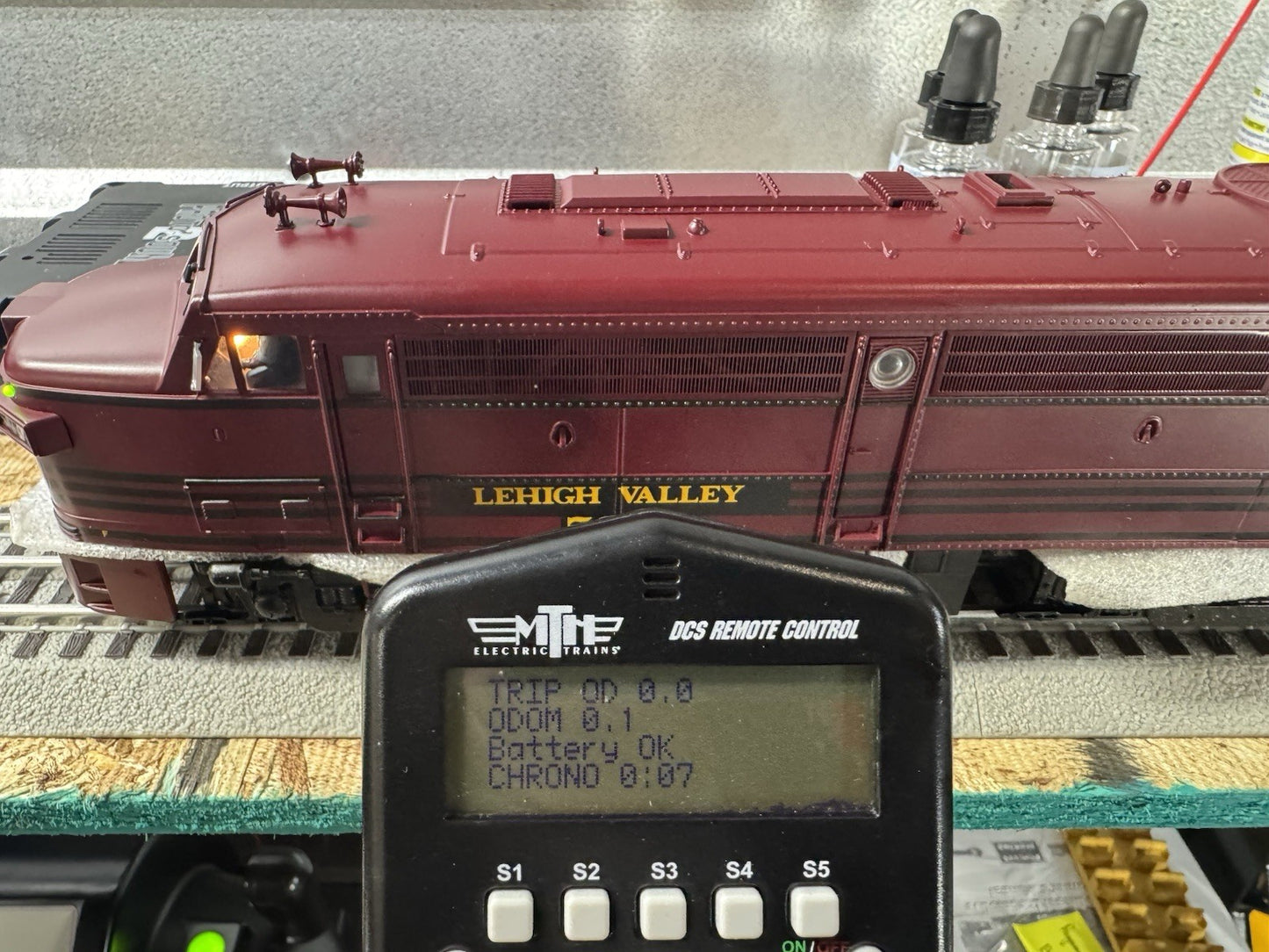 MTH 20-2241-1 Lehigh Valley LV FA-2 diesel engine ABA set PS 2.0 BCR NIB13