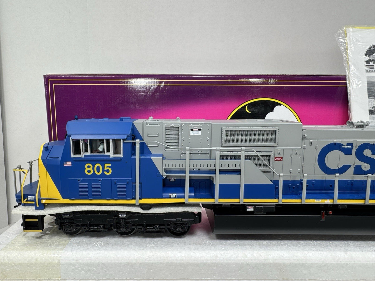 MTH 20-2301-1 CSX SD-80MAC diesel engine #805 PS 2.0 BCR LNIB7