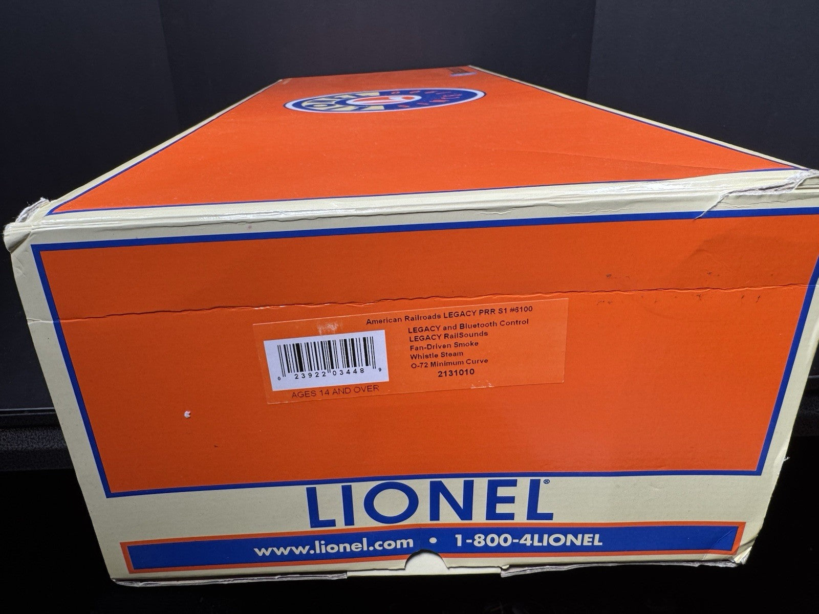 Lionel LEGACY 2131010 American Railroads S1 6-4-4-6 steam engine #6100 EX HTF19