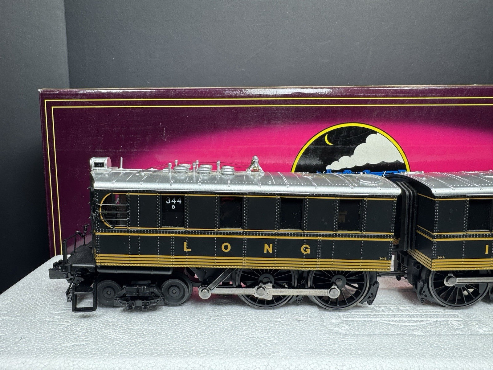 MTH 20-5534-1E Long Island DD-1 electric engine #344A #344B PS2 BCR EX7