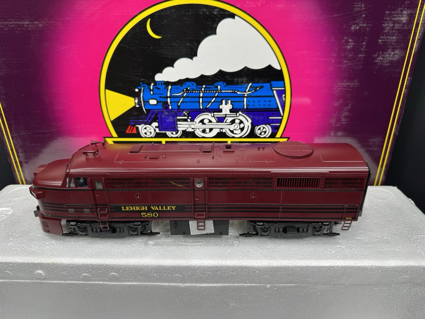 MTH 20-2241-1 Lehigh Valley LV FA-2 diesel engine ABA set PS 2.0 BCR NIB2