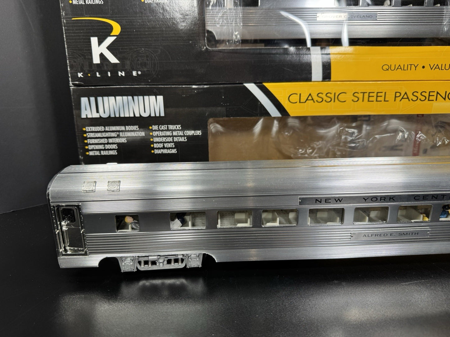 K-Line K-4670C New York Central NYC 21" aluminum passenger 3-car set LNIB7