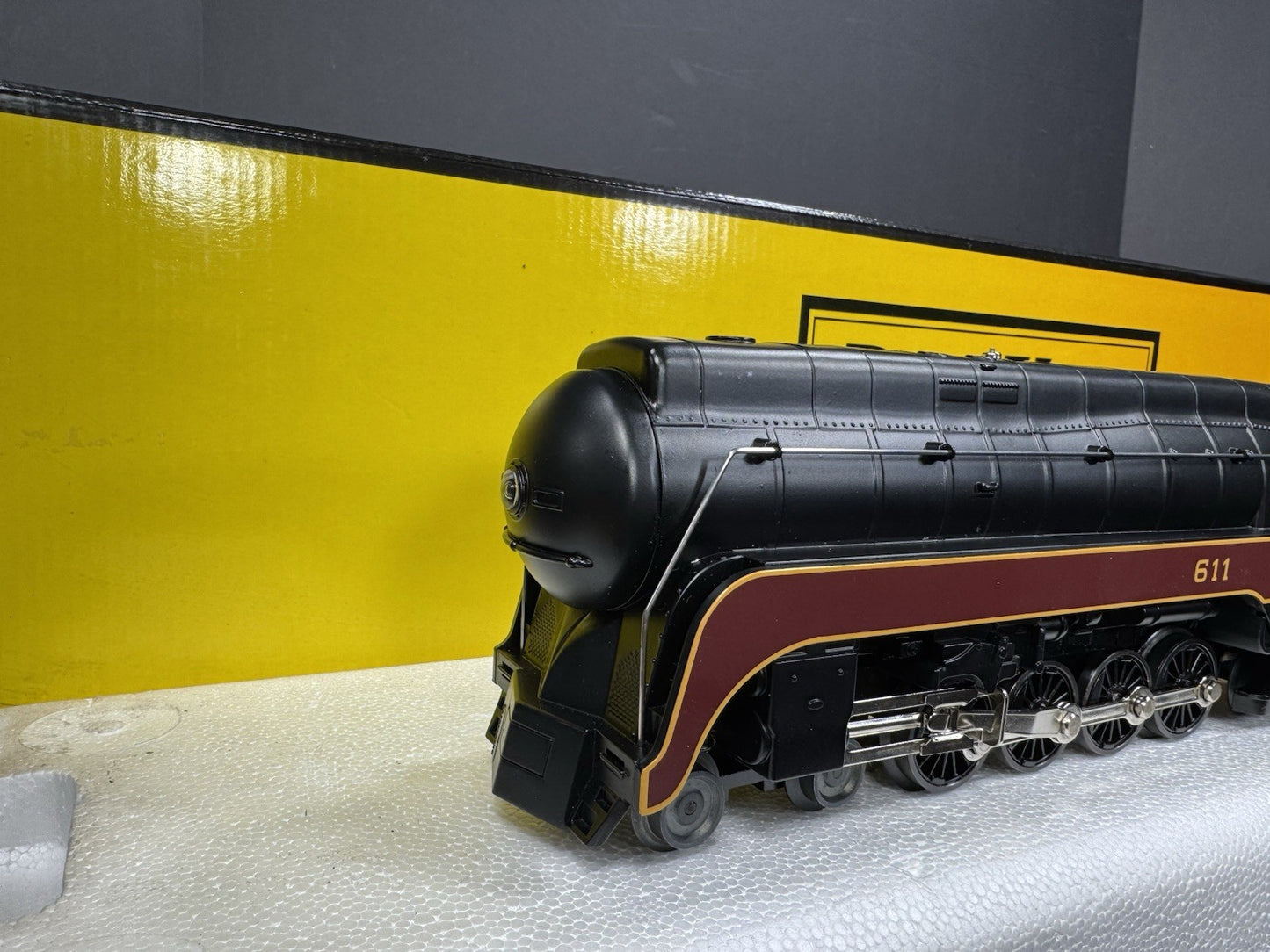 MTH RailKing 30-4183-1E Norfolk 7 Western J-class steam engine #611 PS2 BCR LNIB1