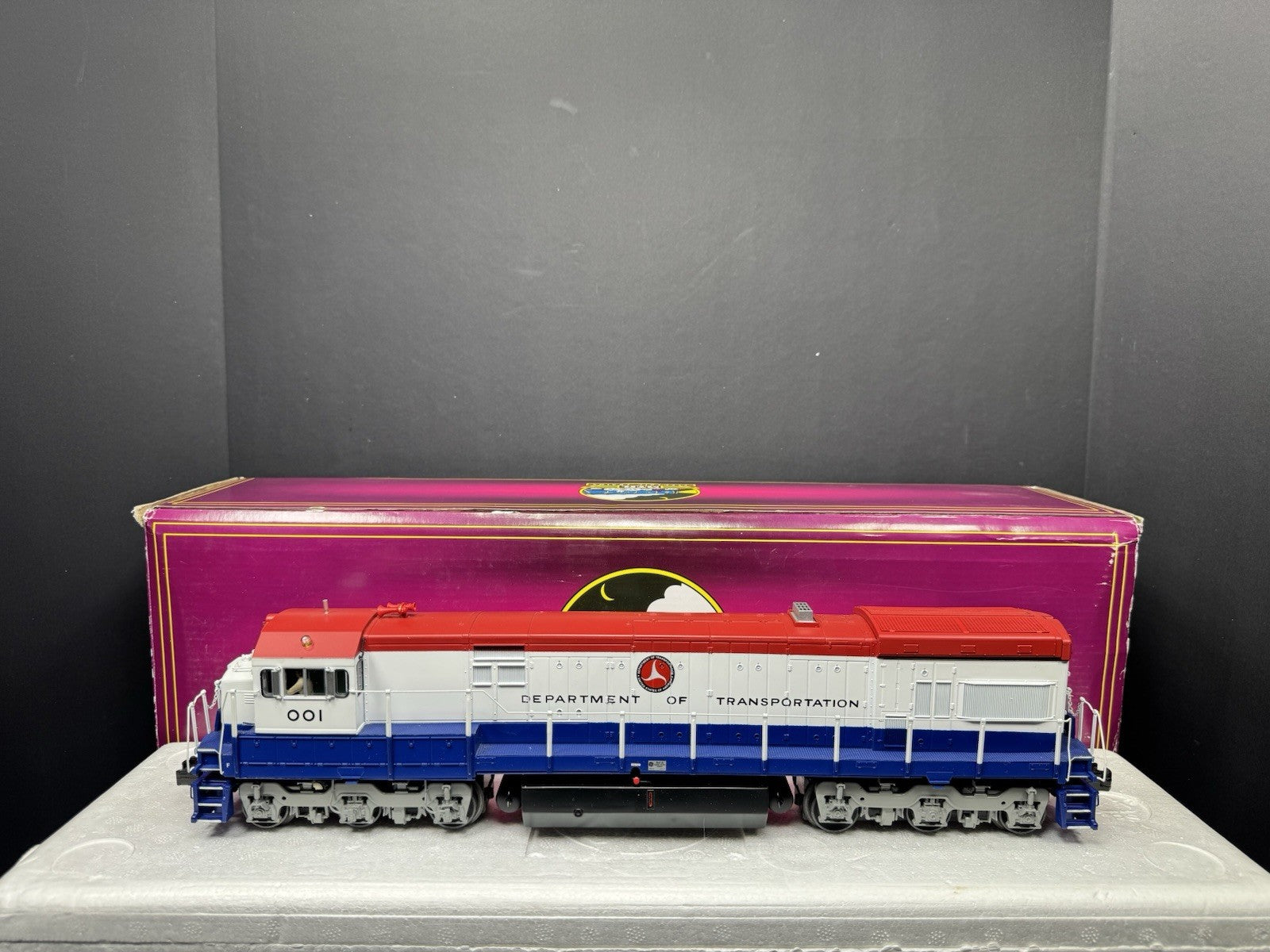 MTH 20-20925-1 U.S. Dept of Transportation U30C diesel engine #001 PS3 LNIB0