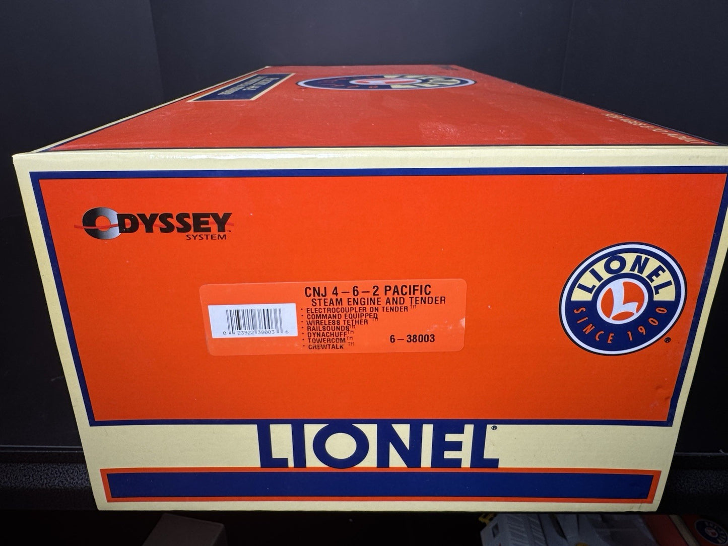 Lionel 6-21787 TMCC Jersey Central CNJ Blue Comet steam passenger set EX14