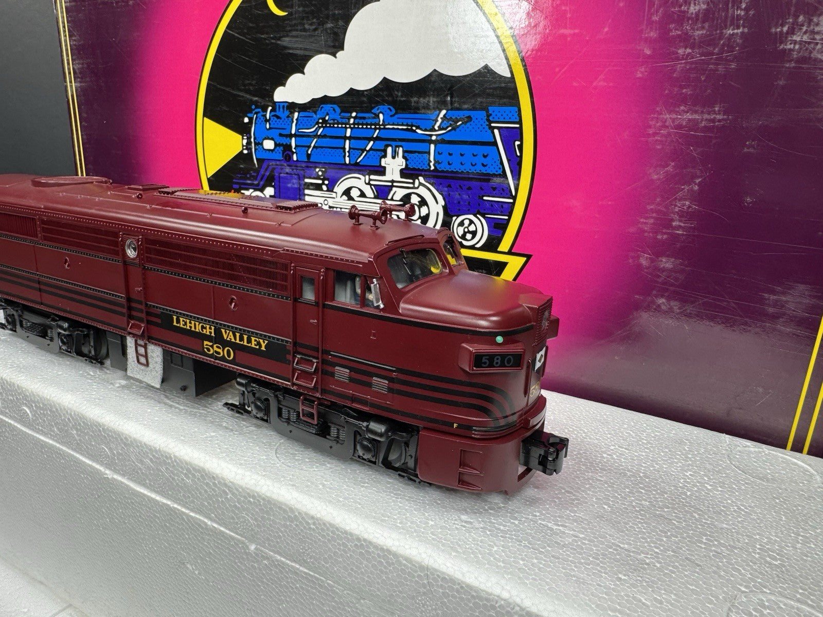 MTH 20-2241-1 Lehigh Valley LV FA-2 diesel engine ABA set PS 2.0 BCR NIB7