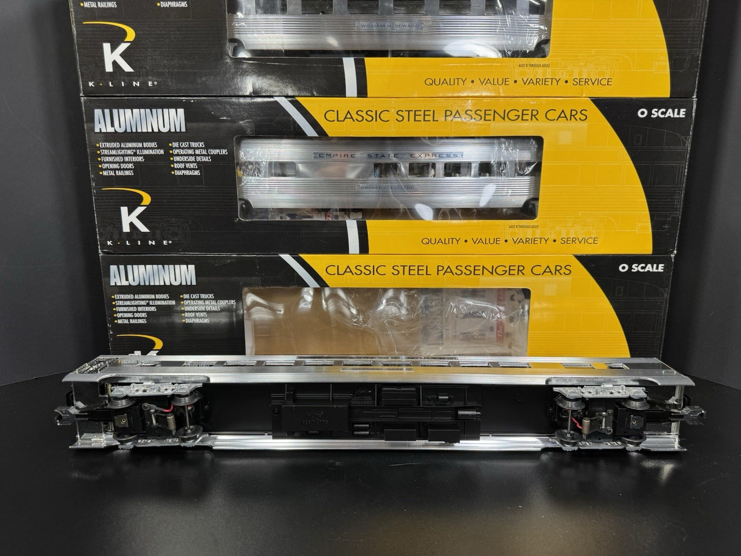 K-Line K-4670C New York Central NYC 21" aluminum passenger 3-car set LNIB10
