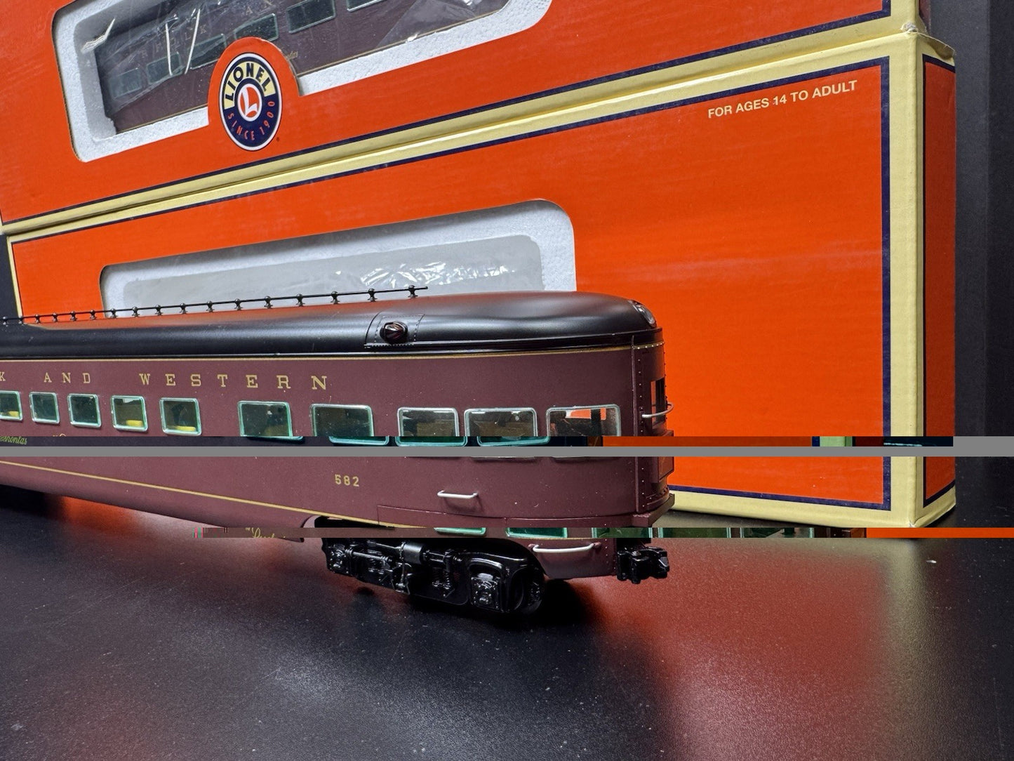 Lionel 6-25777 thru 6-25780 N&W Pocohantas 18" aluminum passenger 4-car set LNIB5