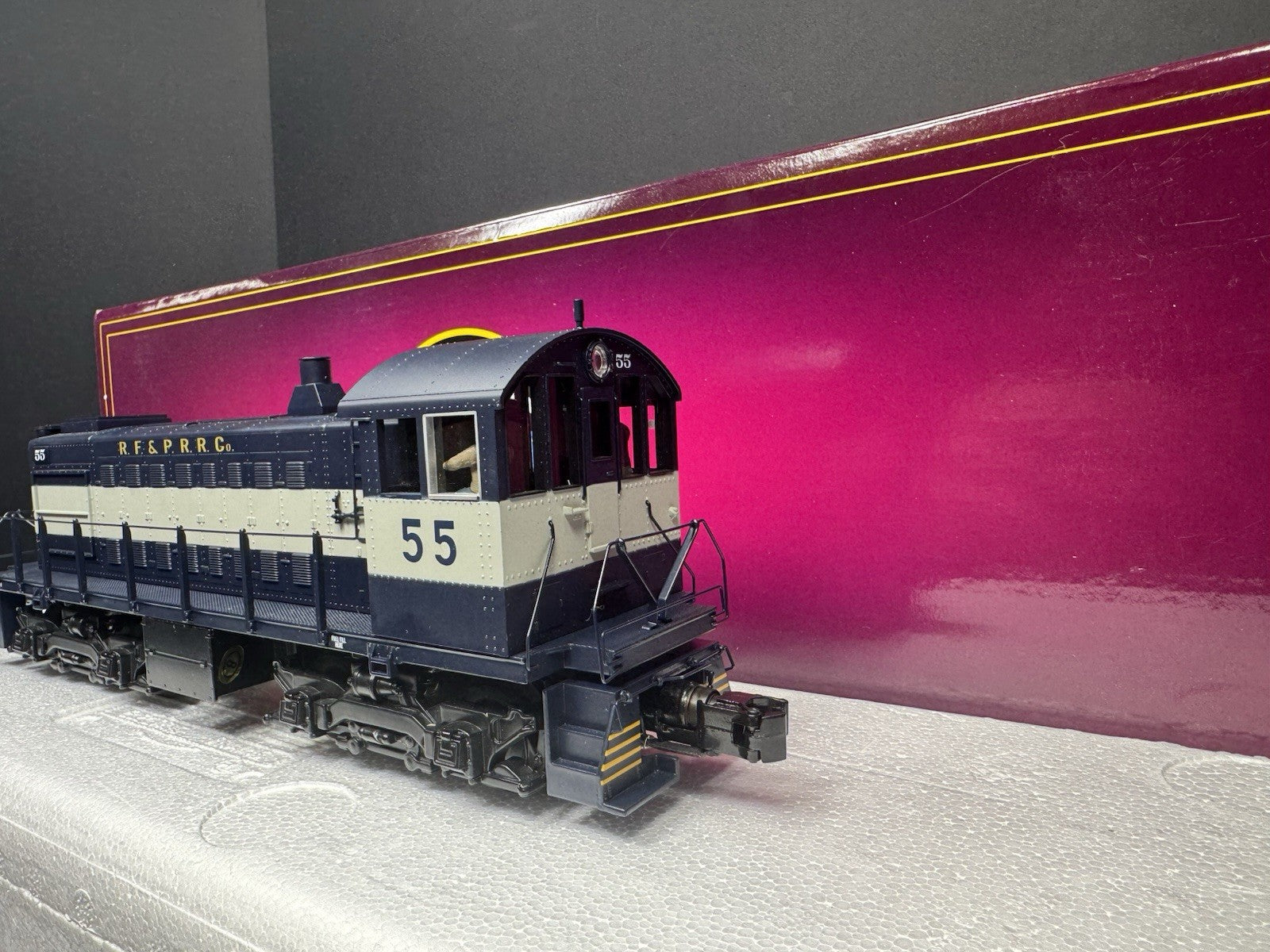 MTH 20-21181-1 Richmond RF&P Alco S-2 diesel switcher engine #55 PS3 LNIB3