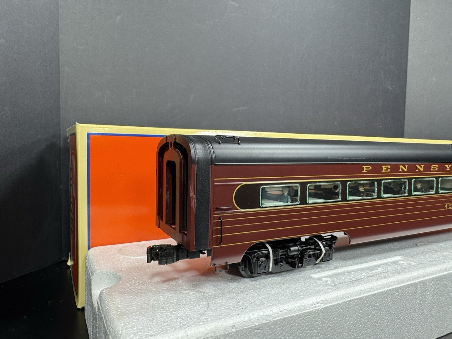 Lionel 6-25423 Pennsylvania PRR 18" aluminum StationSounds diner car #4507 LNIB6