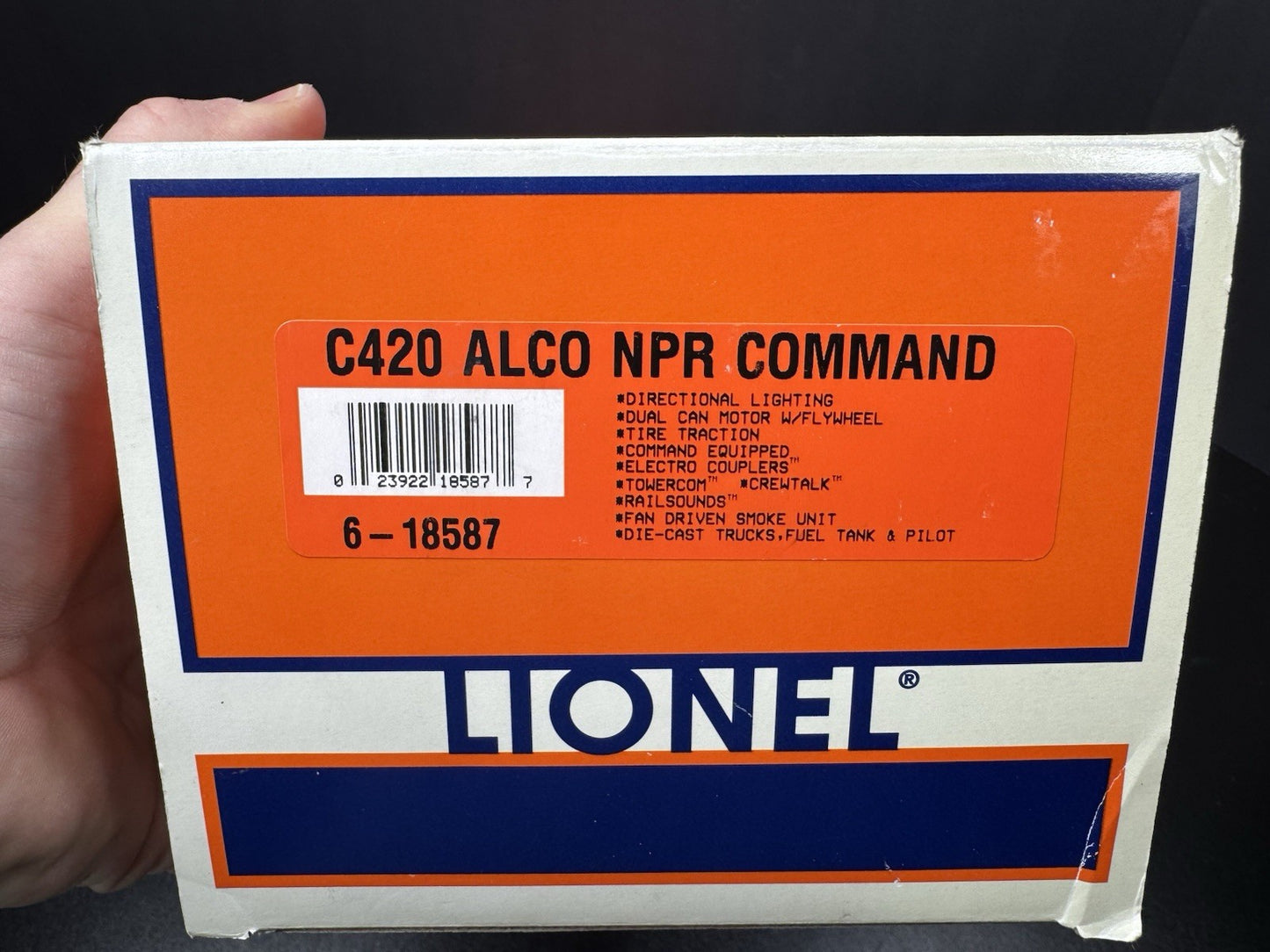 Lionel 6-18587 TMCC Nickel Plate Road NKP C-420 diesel engine #577 LNIB15