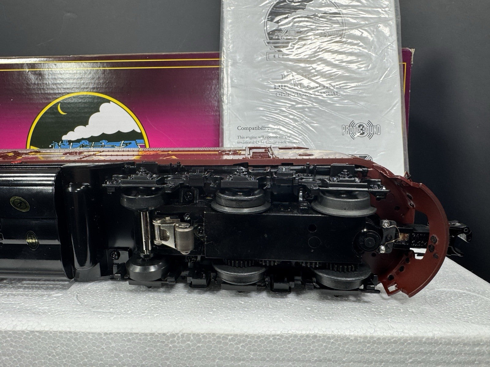 MTH 20212541 Pennsylvania PRR E8 diesel engine #5711 PS3 EX12