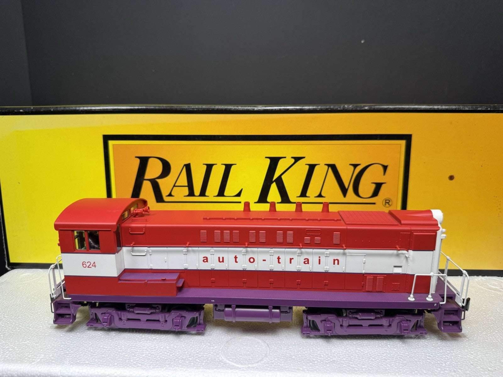 MTH RailKing 30-2930-1 Auto Train VO-1000 diesel engine #625 PS2 BCR LNIB6