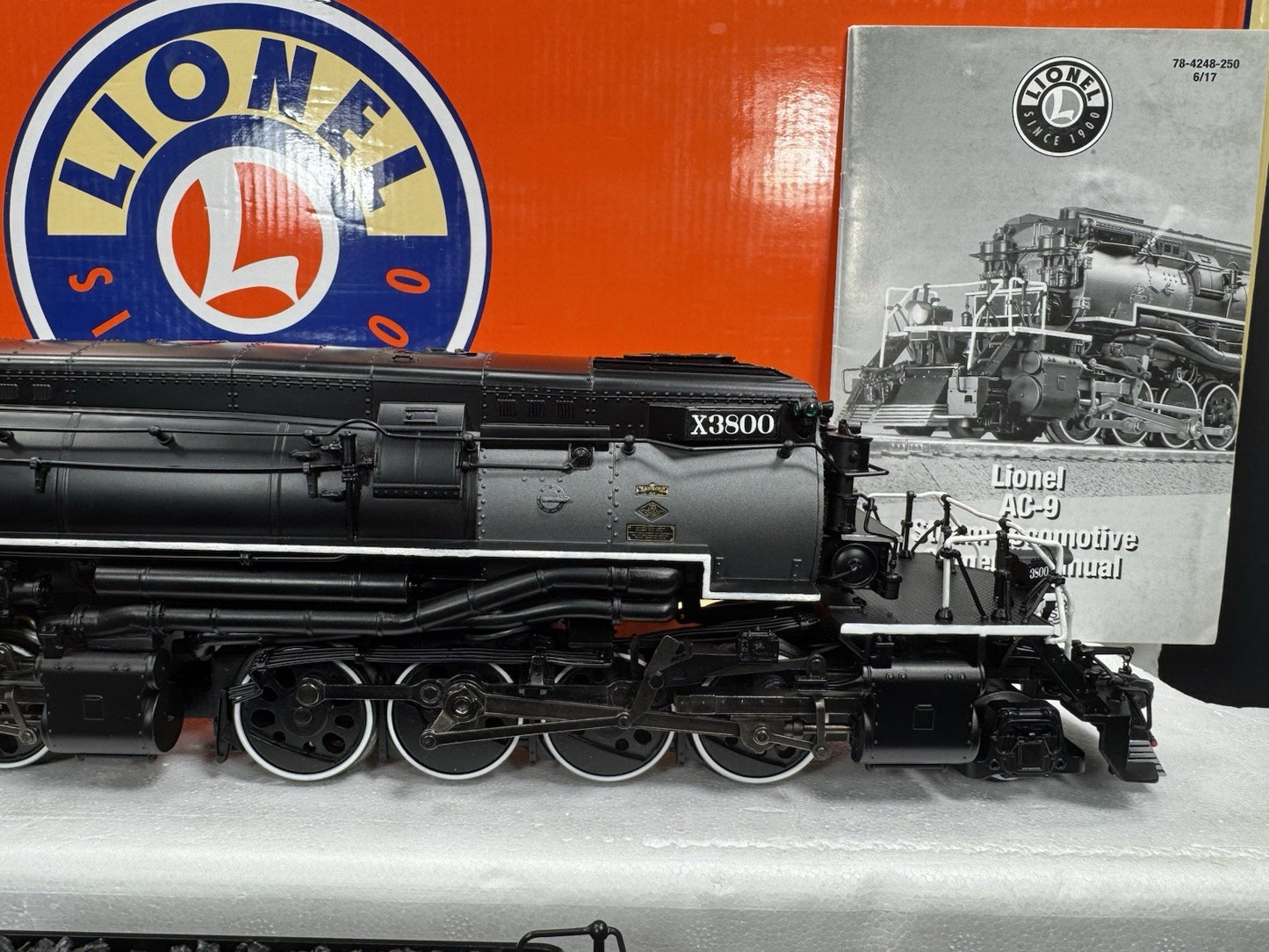 Lionel LEGACY 6-84248 Southern Pacific SP AC-9 steam engine #3800 EX9