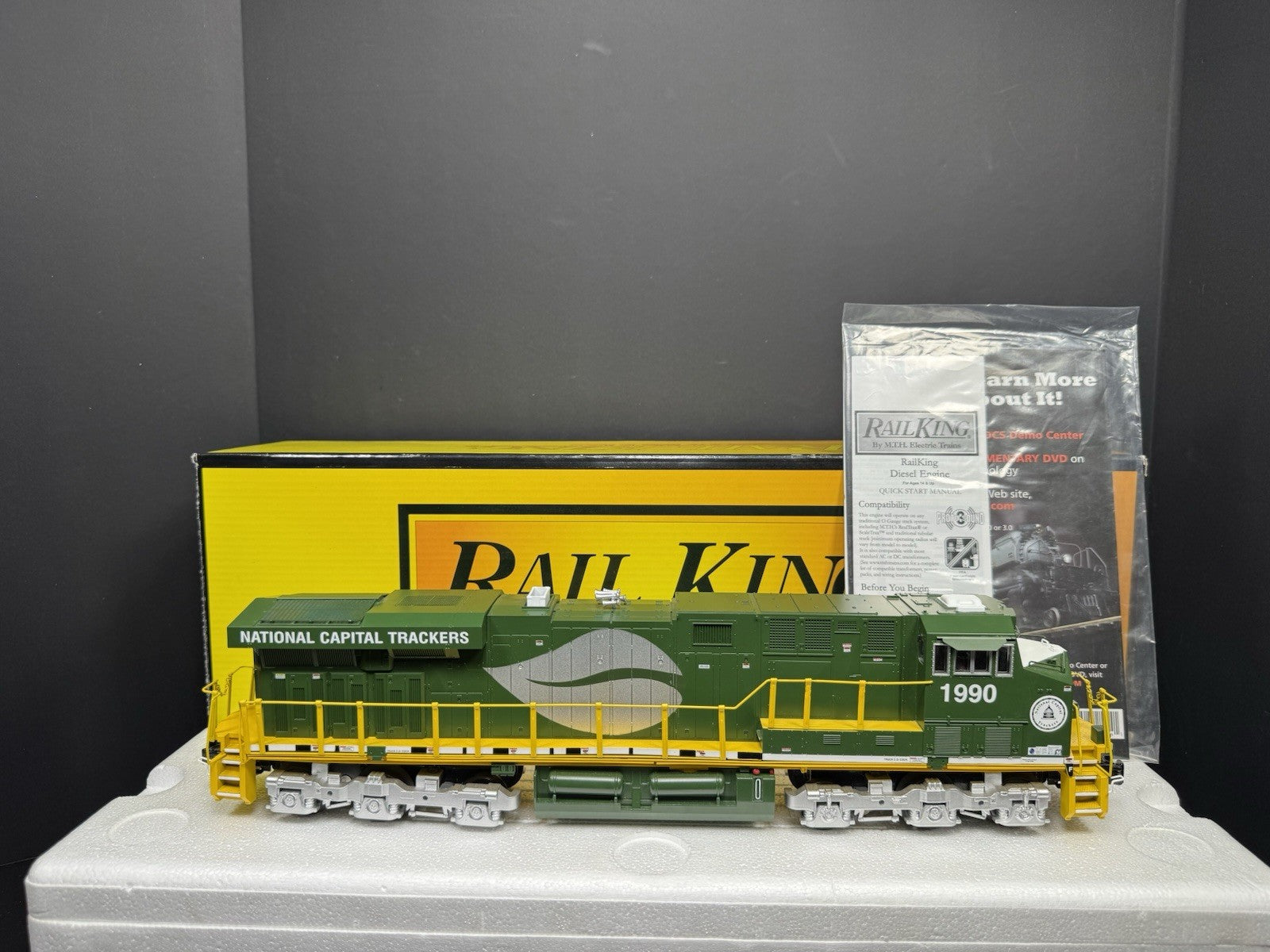 MTH RailKing 30-20480-1 National Capital Trackers ES44AC diesel engine PS3 NIB5