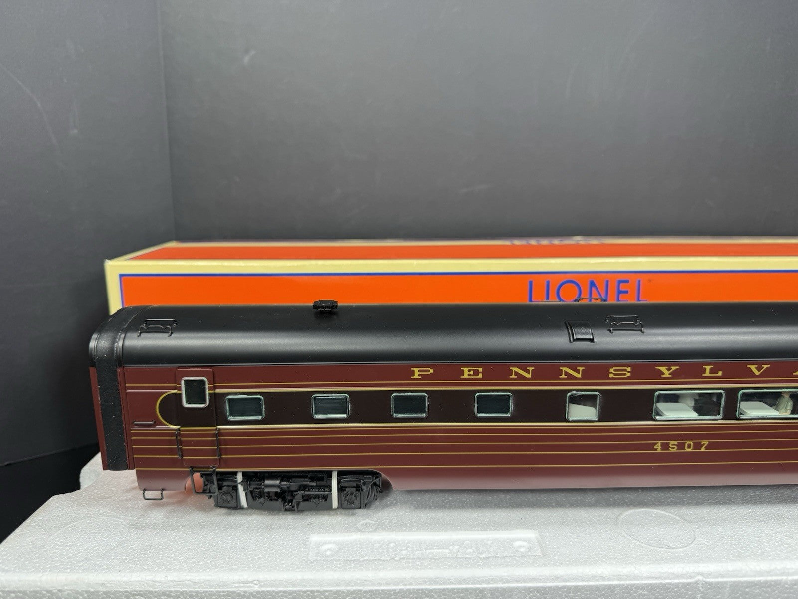 Lionel 6-25423 Pennsylvania PRR 18" aluminum StationSounds diner car #4507 LNIB2
