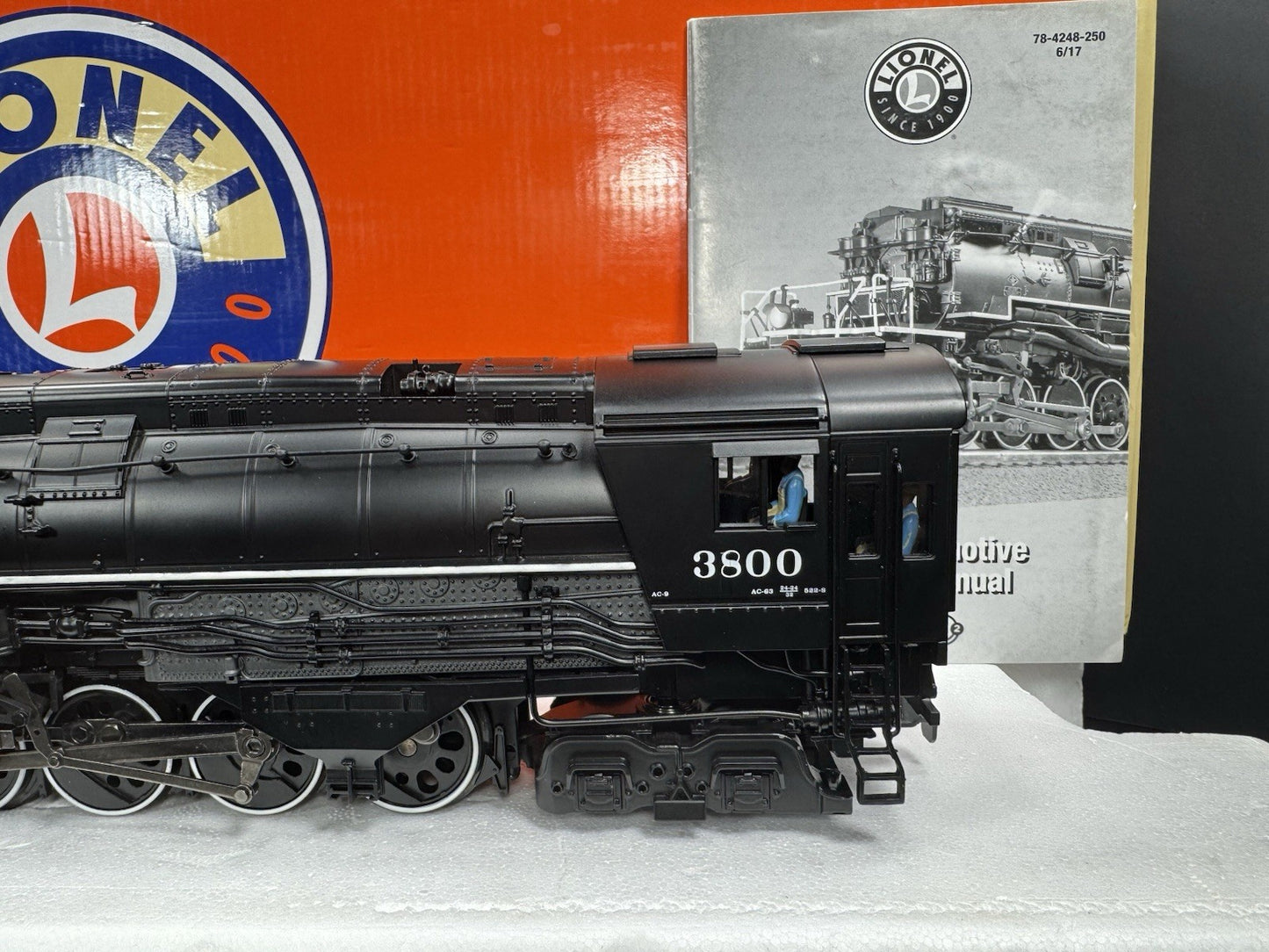 Lionel LEGACY 6-84248 Southern Pacific SP AC-9 steam engine #3800 EX4