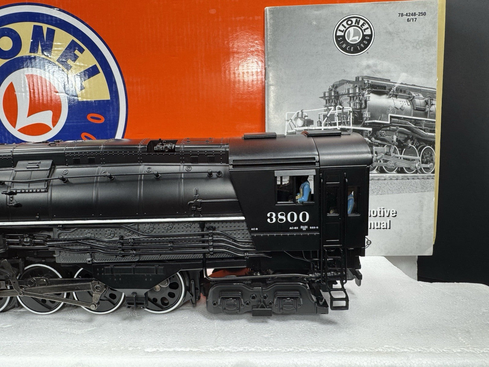 Lionel LEGACY 6-84248 Southern Pacific SP AC-9 steam engine #3800 EX4