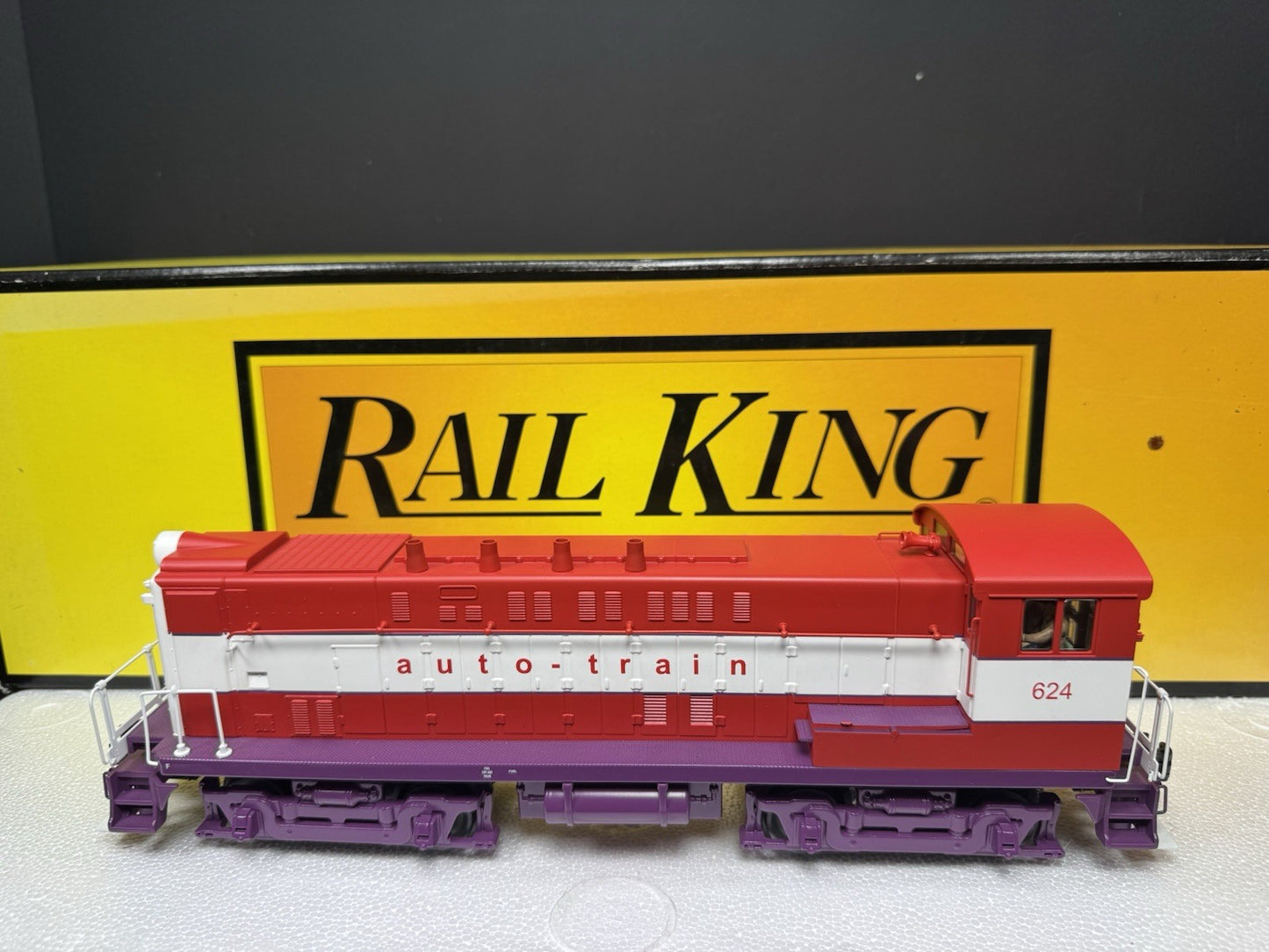 MTH RailKing 30-2930-1 Auto Train VO-1000 diesel engine #625 PS2 BCR LNIB2