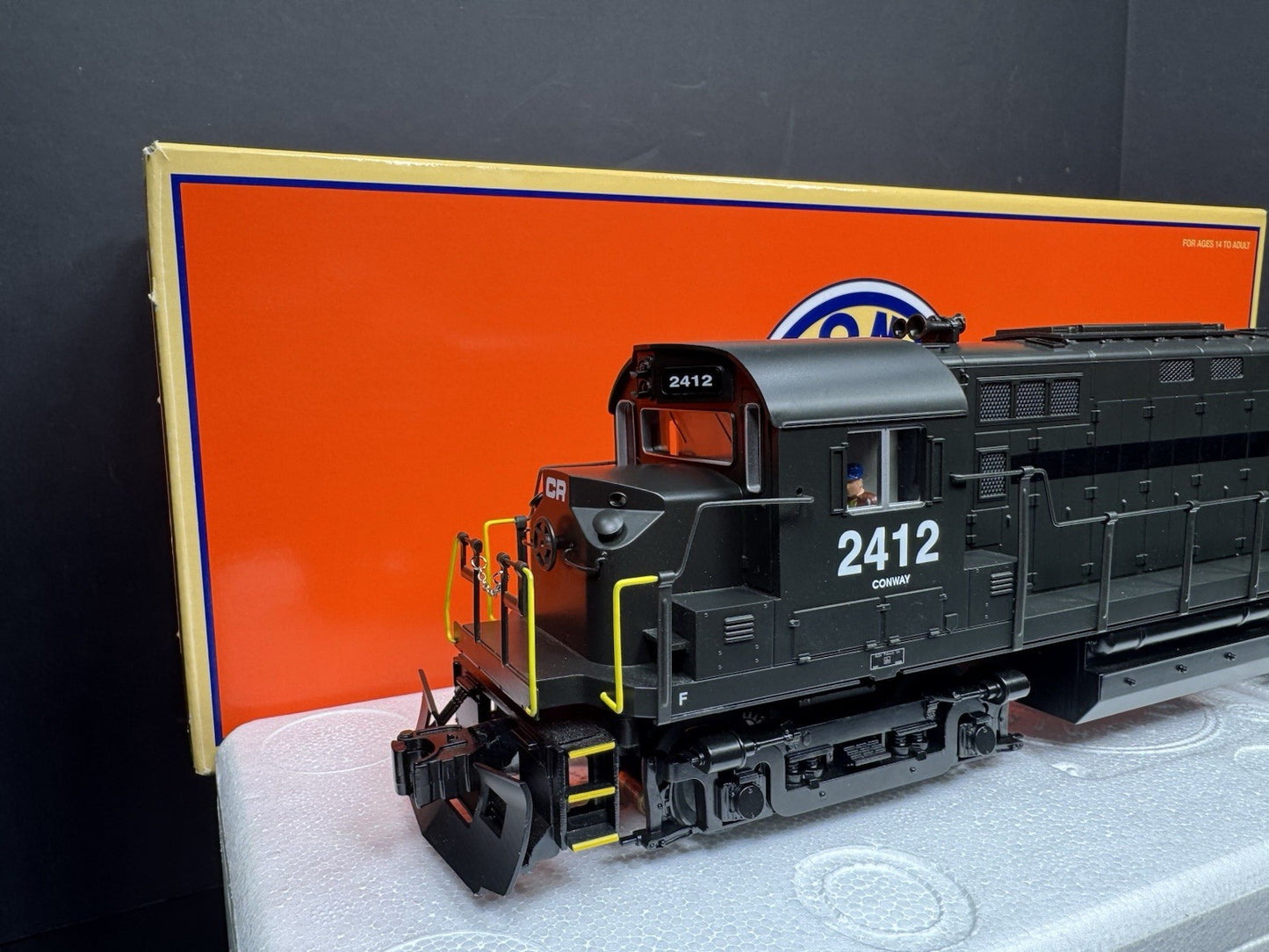 Lionel LEGACY 2233341 Conrail CR RS-27 diesel engine #2412 LNIB1