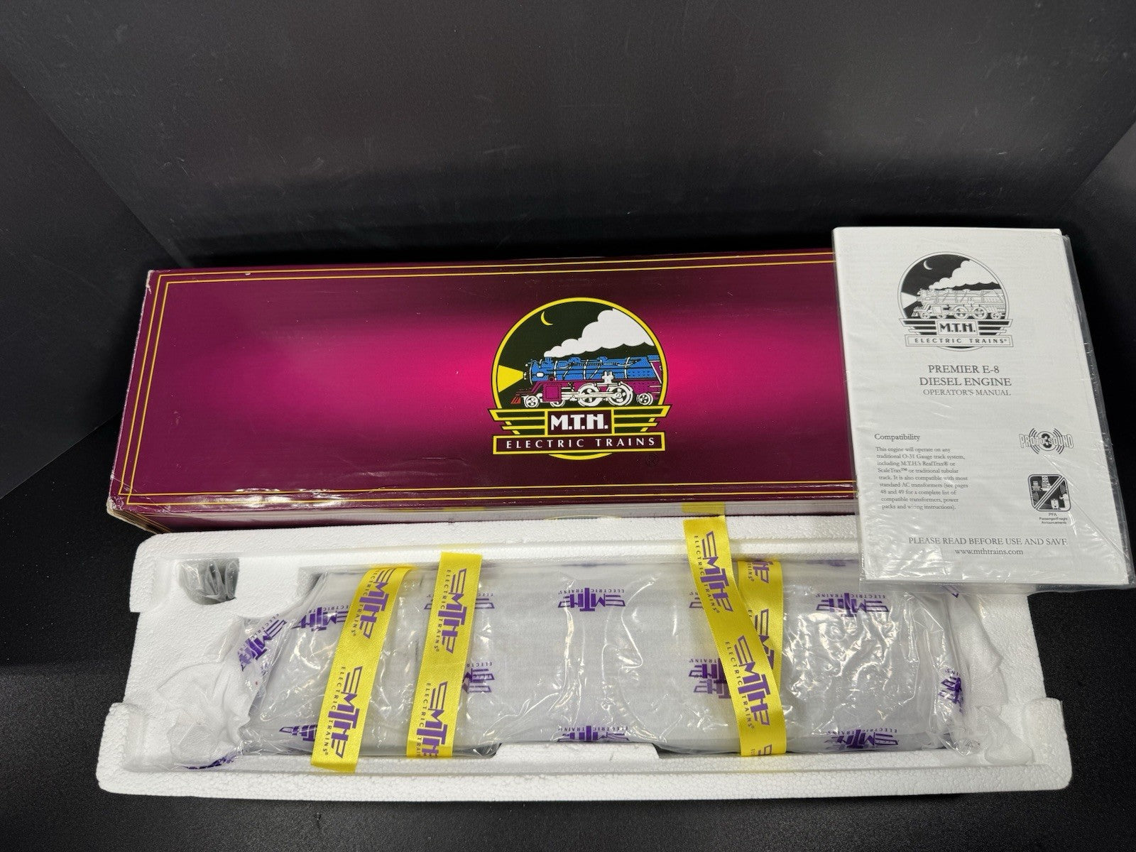 MTH 20212551 Pennsylvania PRR E8 diesel engine #5809 PS3 EX15