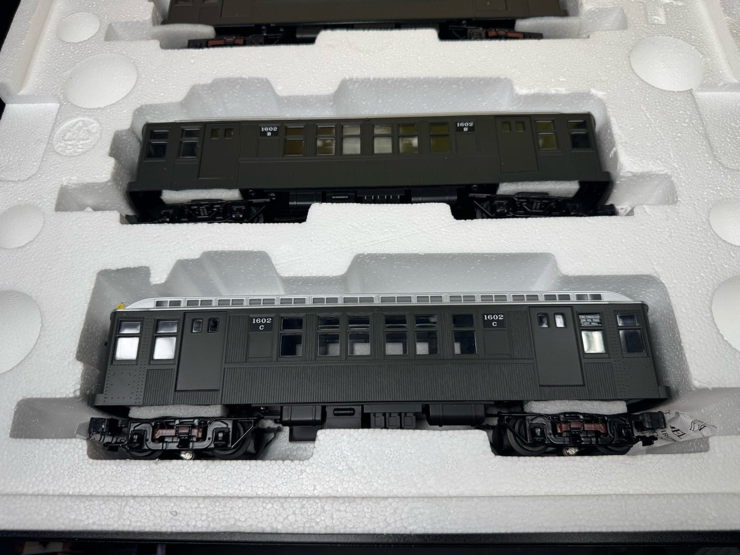 MTH 30-2759-1 New York Transit NYT Q-type subway 3-car set set PS2 BCR LNIB3