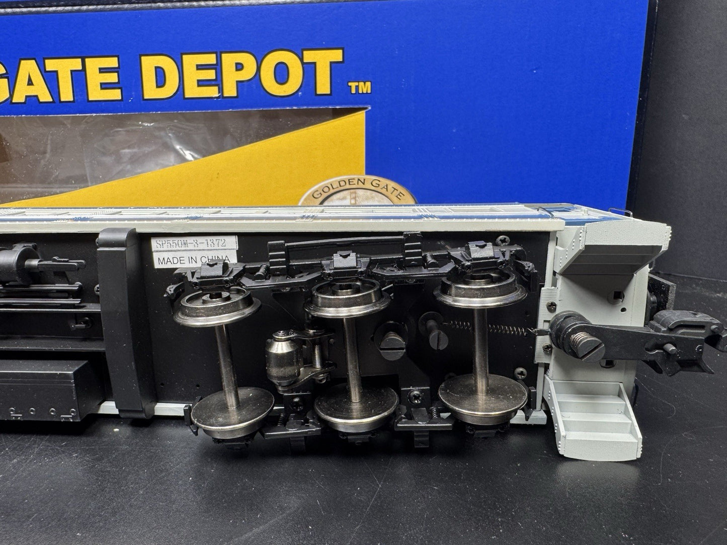 Golden Gate Depot GGD Missouri Pacific MoPac 80' passenger coach 4-car set LNIB13