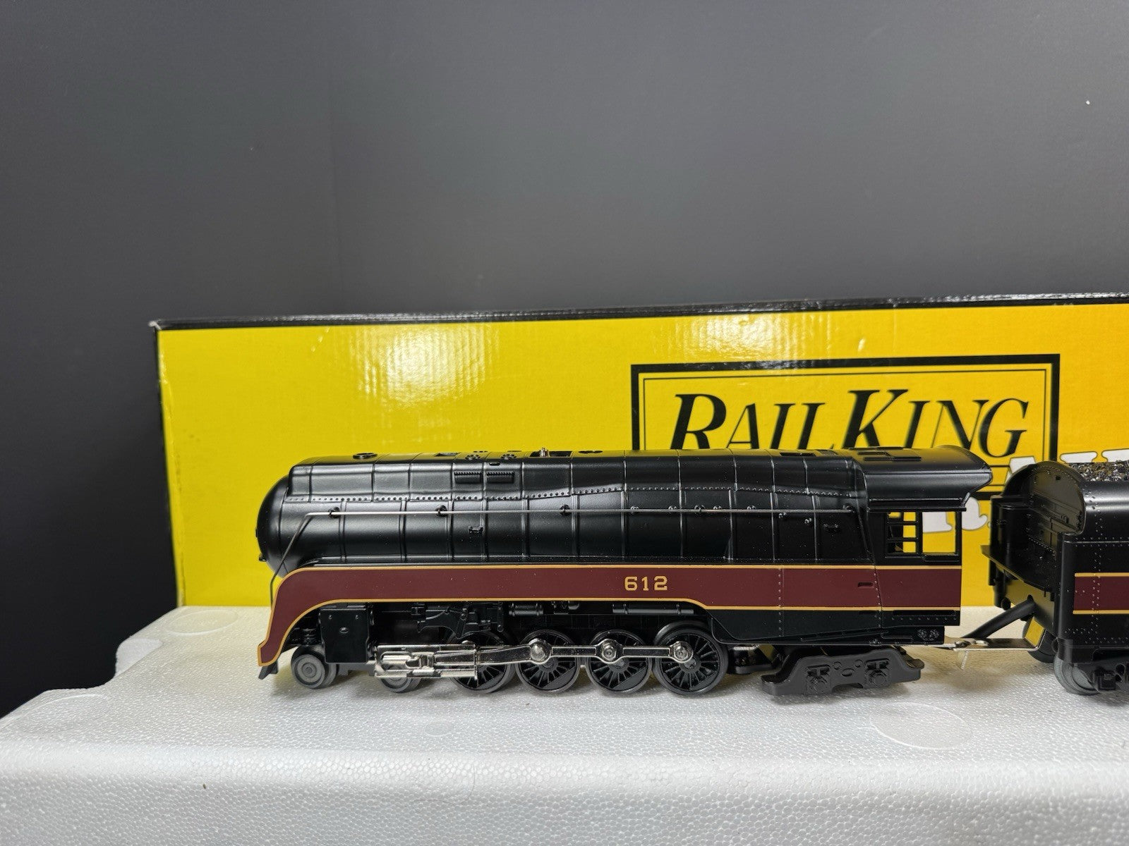MTH RailKing 30-4184-1E Norfolk & Western J-class steam engine #612 PS2 BCR LNIB2