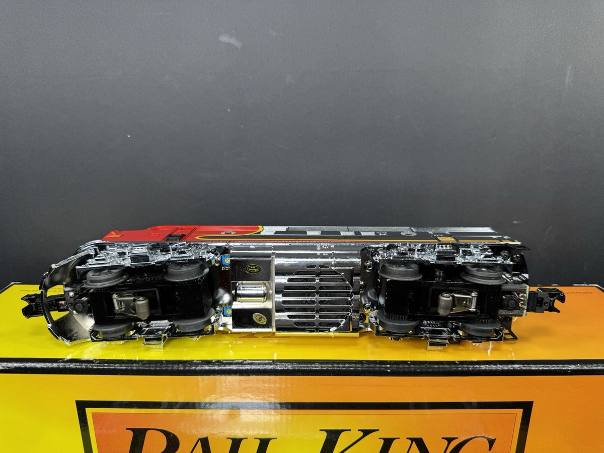 MTH RailKing 30-4144-1E Santa Fe chrome F-3 diesel engine AB set PS2 BCR LNIB9