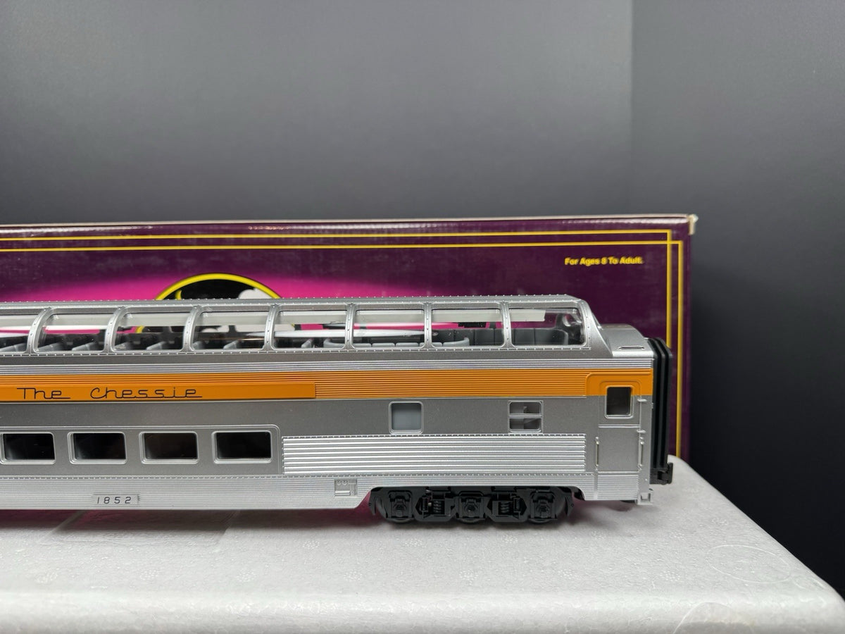 MTH 20-6749 Chessie 70' full-length vista dome passenger car #1852 LNIB8