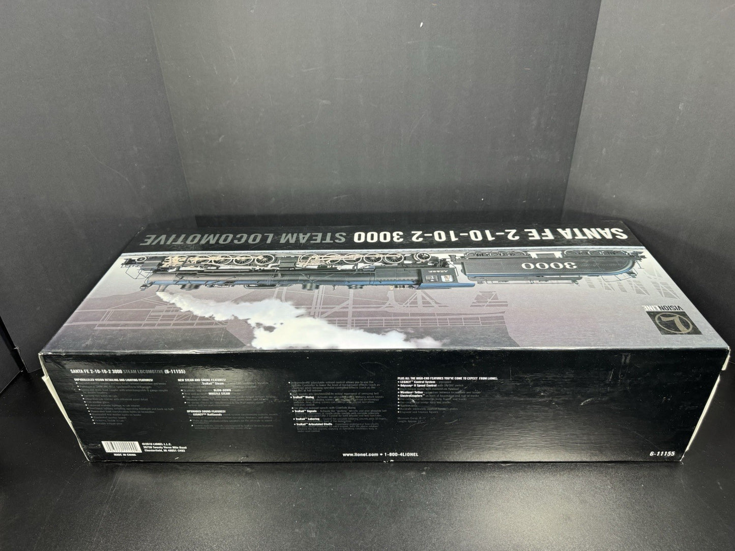 Lionel VISIONLINE 6-11155 Santa Fe 2-10-10-2 steam engine #3000 EX18