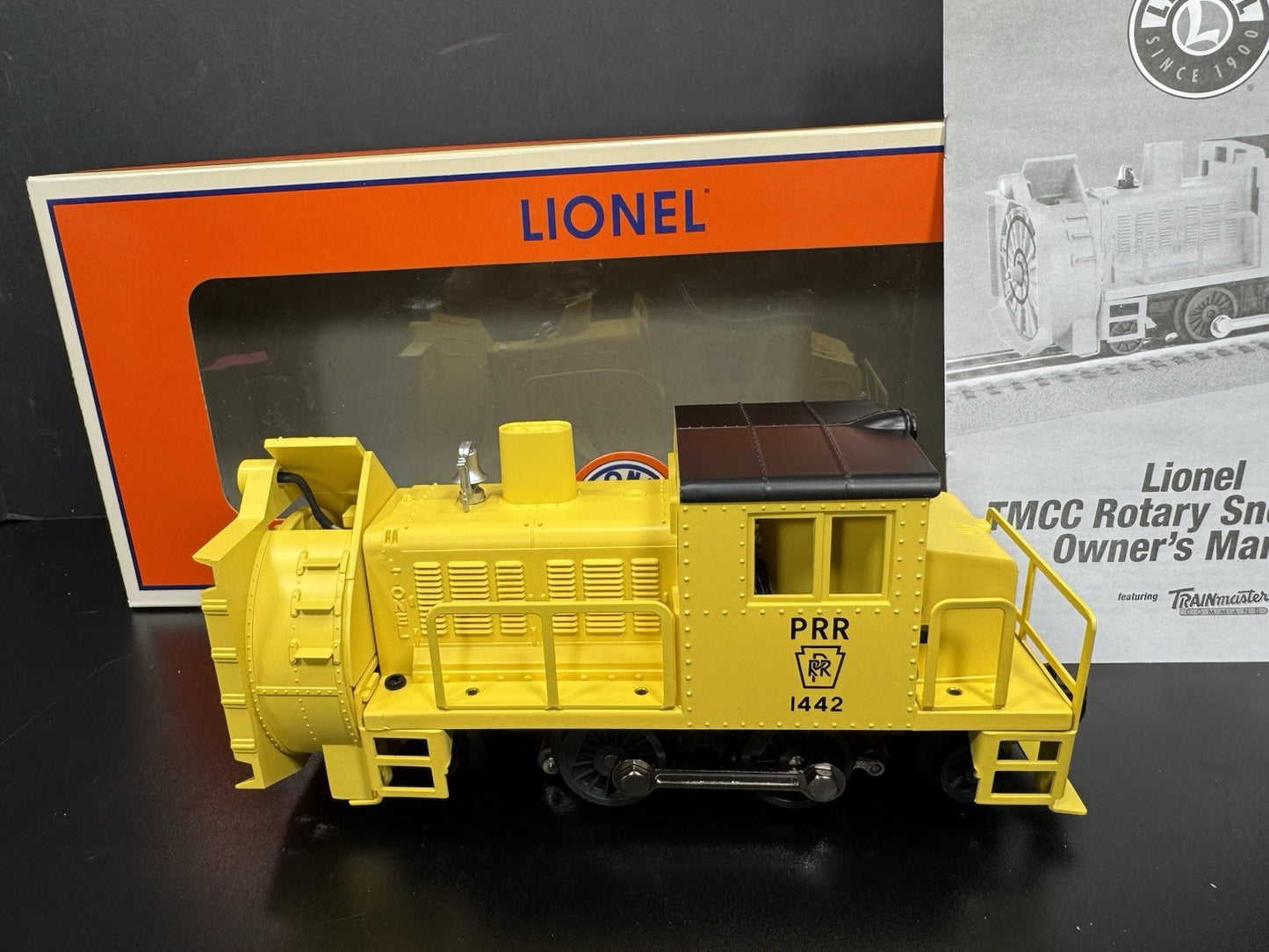 Lionel 6-81442 Pennsylvania PRR command control rotary snow plow #1442 NIB2