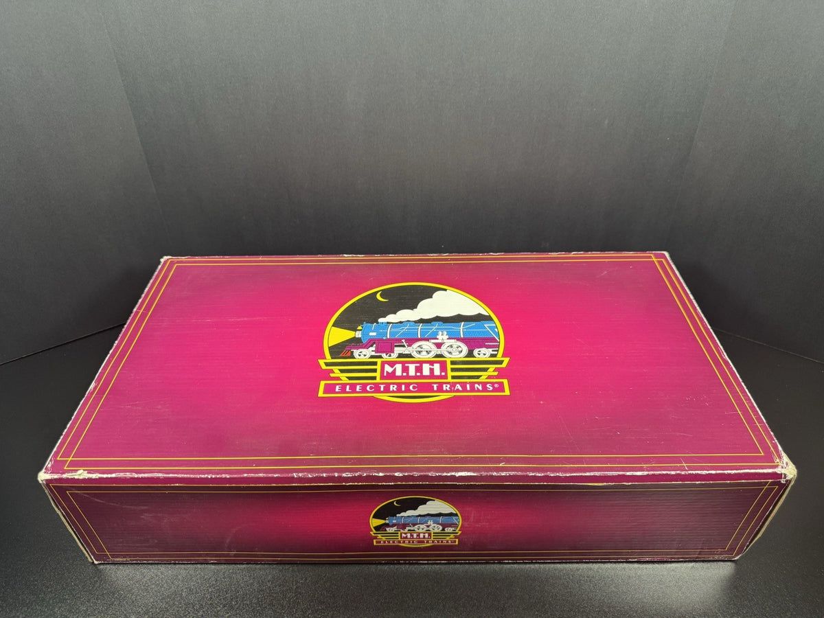 MTH 20-64116 Santa Fe plated 70' streamlined sleeper diner 2-car set LNIB6
