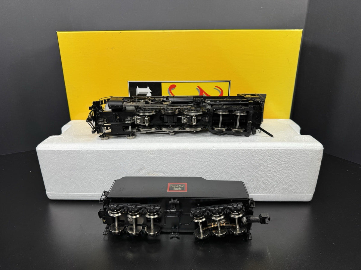 Sunset 3rd Rail 3-rail brass TMCC CB&Q S-4 Hudson steam engine #3007 LNIB13