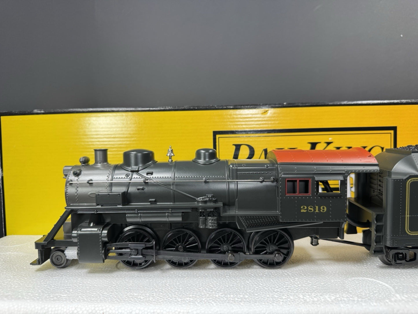 MTH RailKing 30-4136-1E Pennsylvania PRR 2-8-0 steam engine #2819 PS2 BCR LNIB2